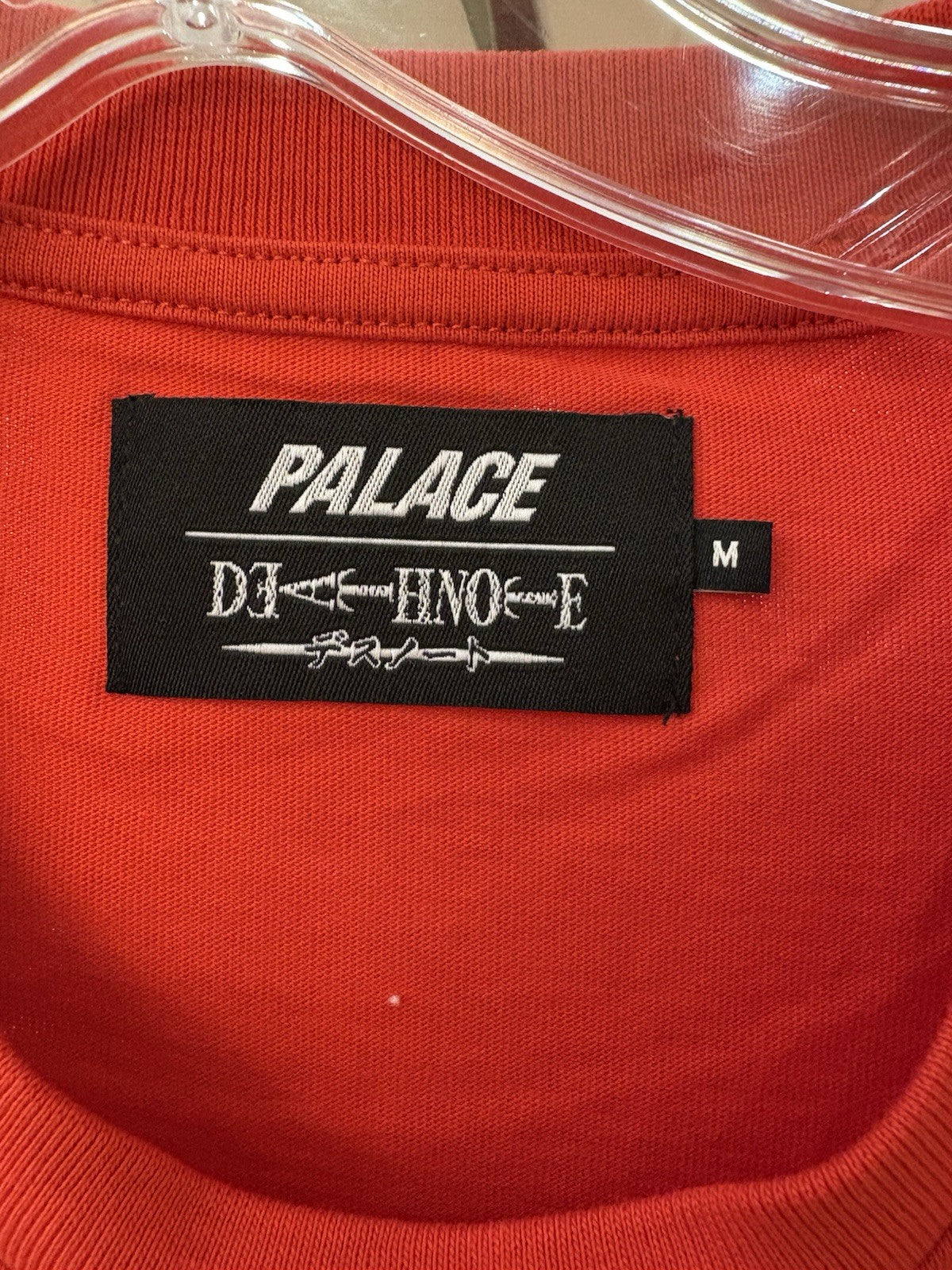 Palace Death Note T-shirt Truest Red Sz M