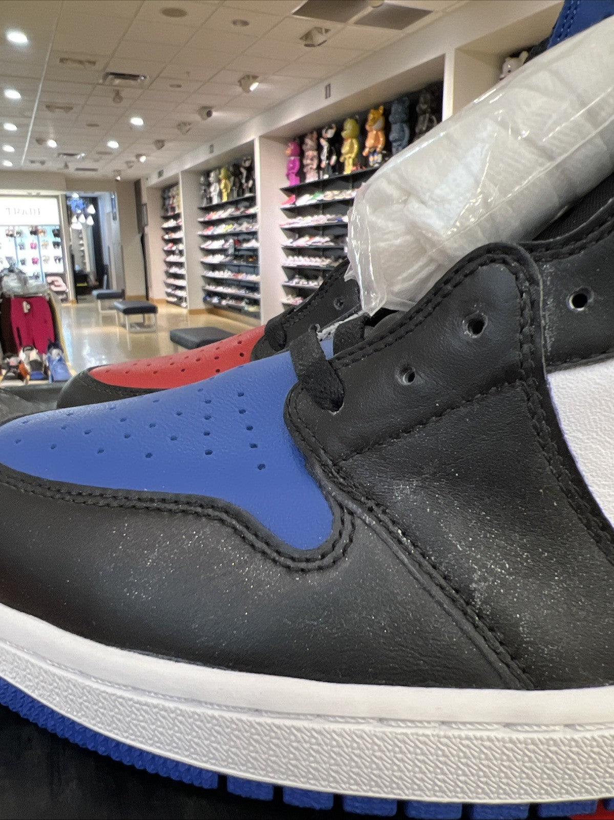 Nike Air Jordan 1 Retro High OG "Top 3" Sz 16 DEFECT