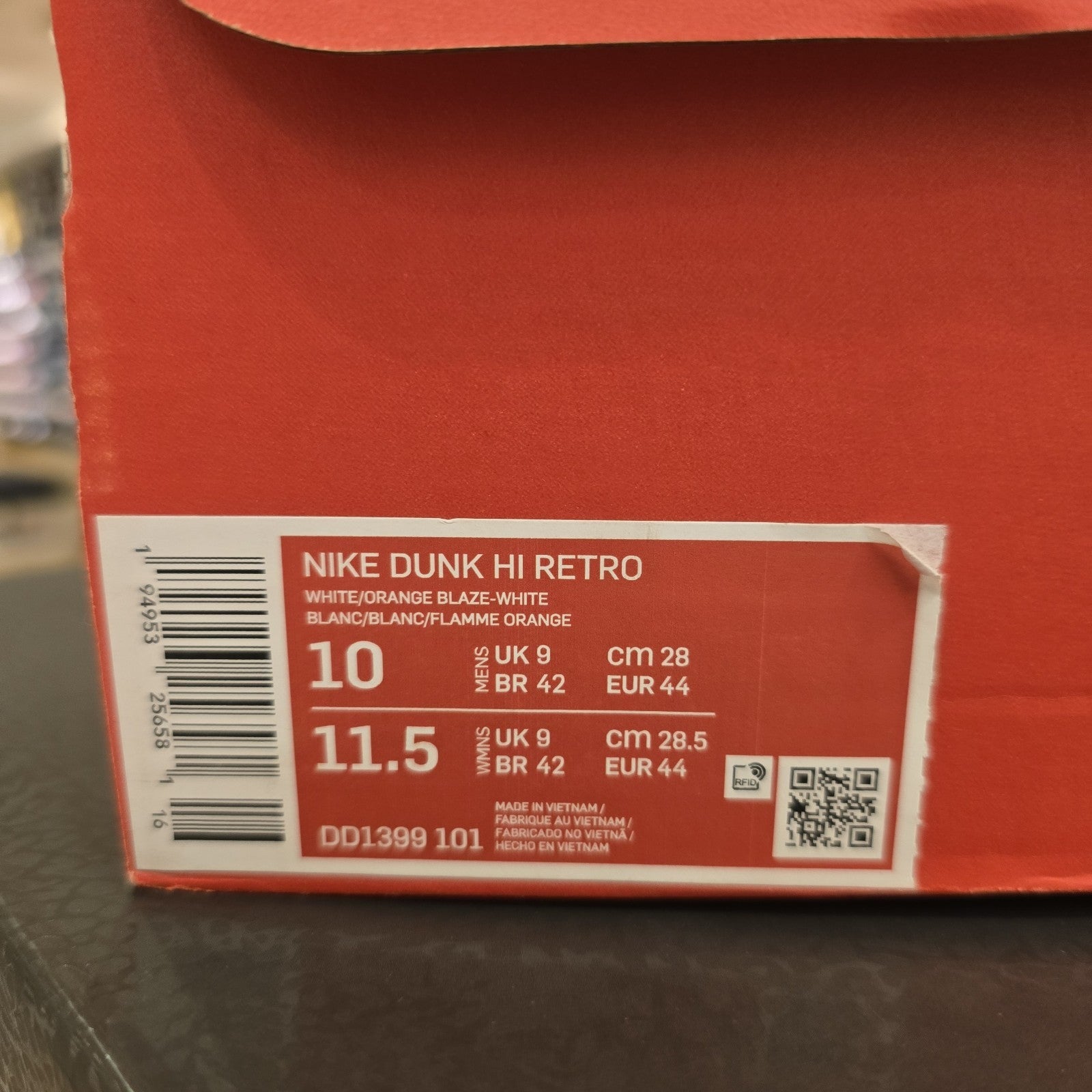 Size 10 - Nike Dunk SP 2021 High Syracuse