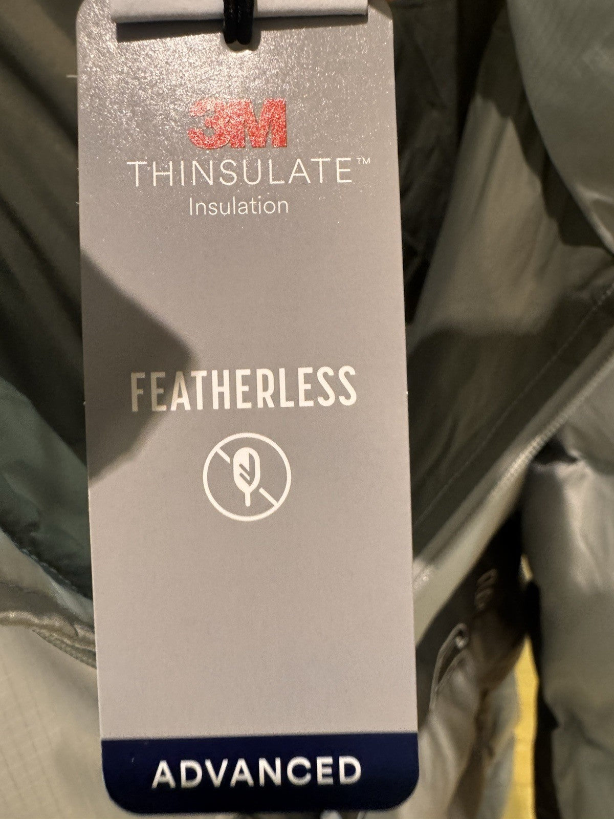 Palace Ripstop Arc Puffer Jacket Grey Size XL