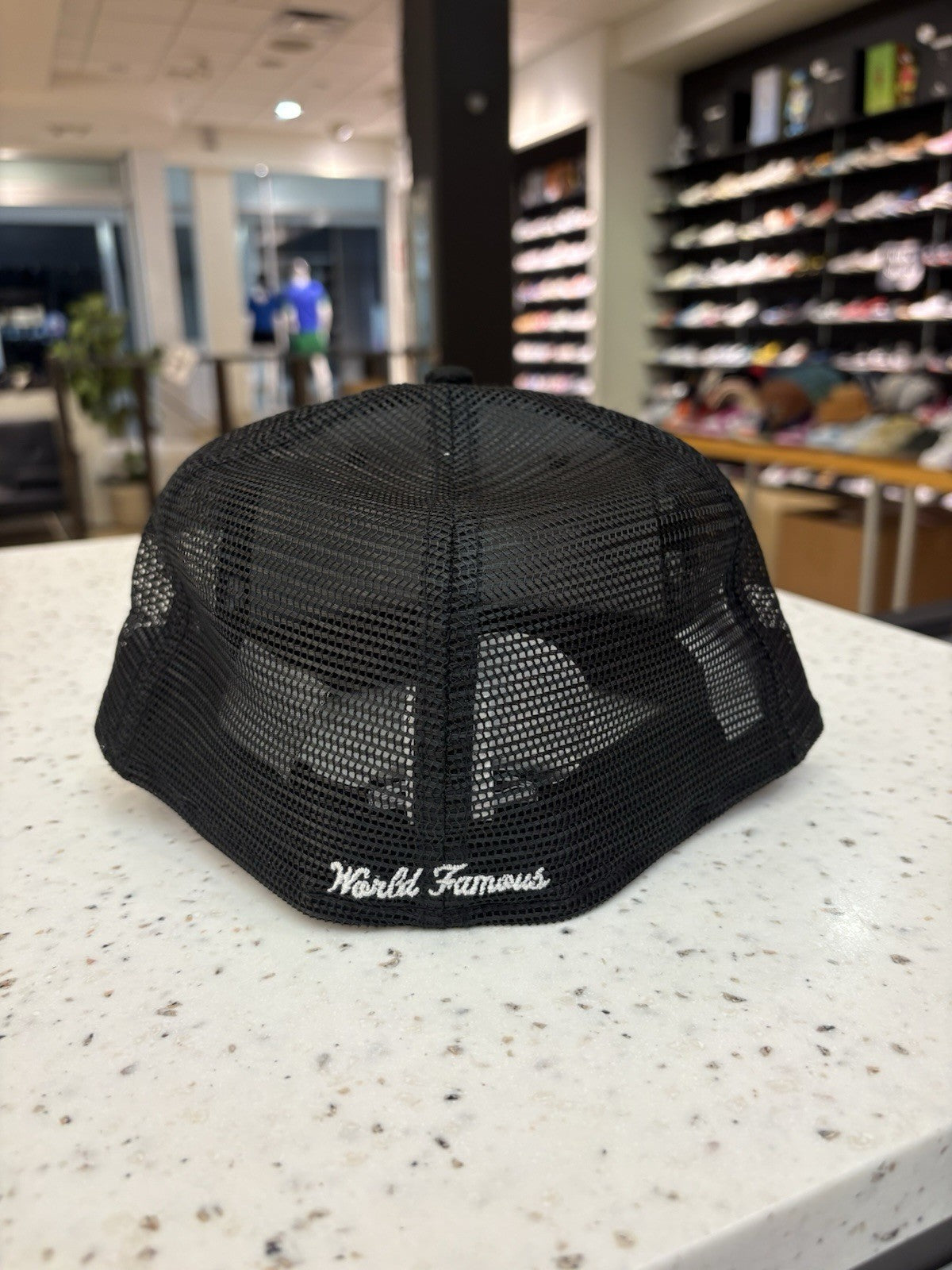 Supreme Box Logo Black Mesh Back New Era Size 7 5/8