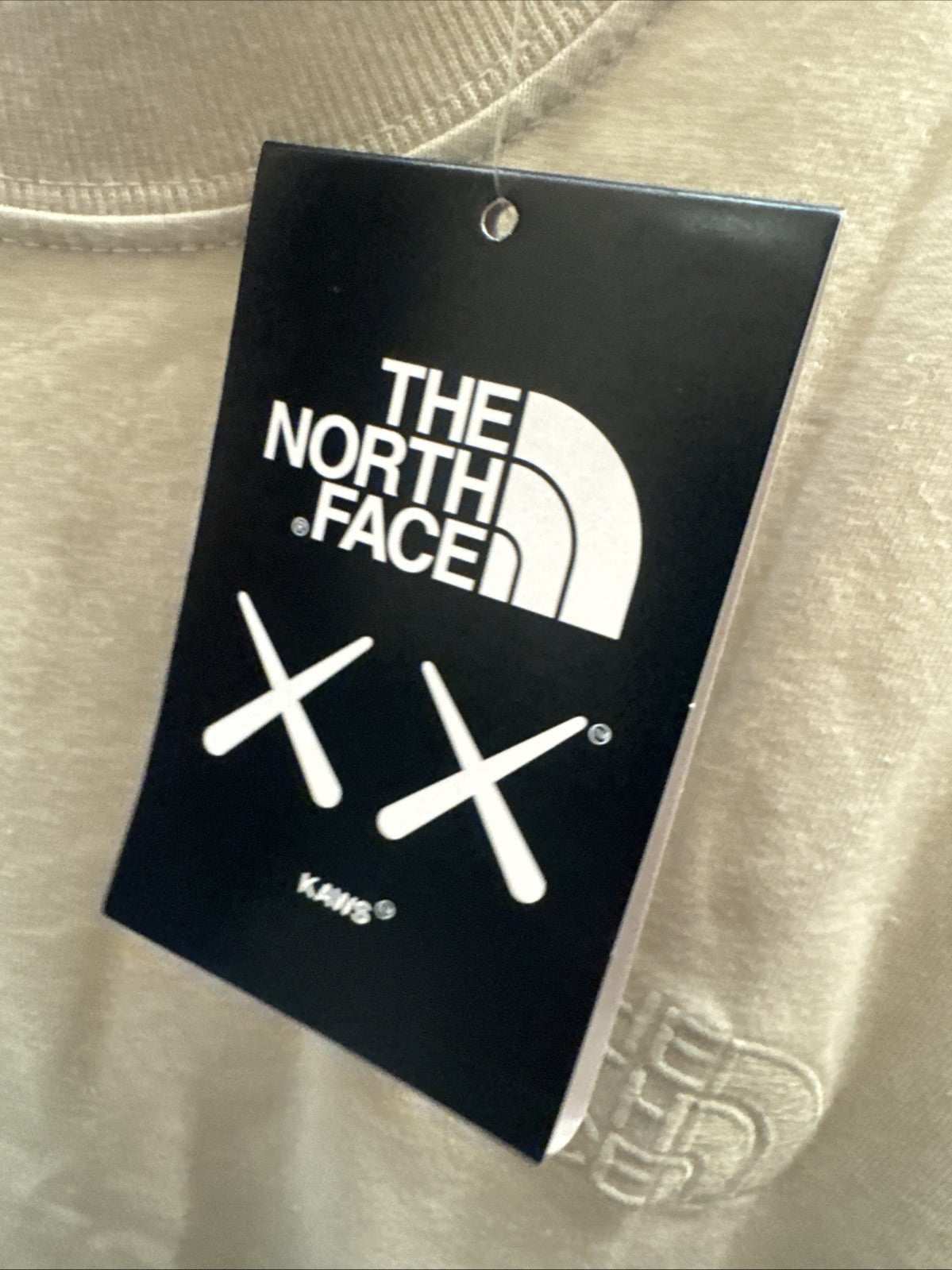 KAWS x The North Face SS Tee Moonlight Ivory Size Small