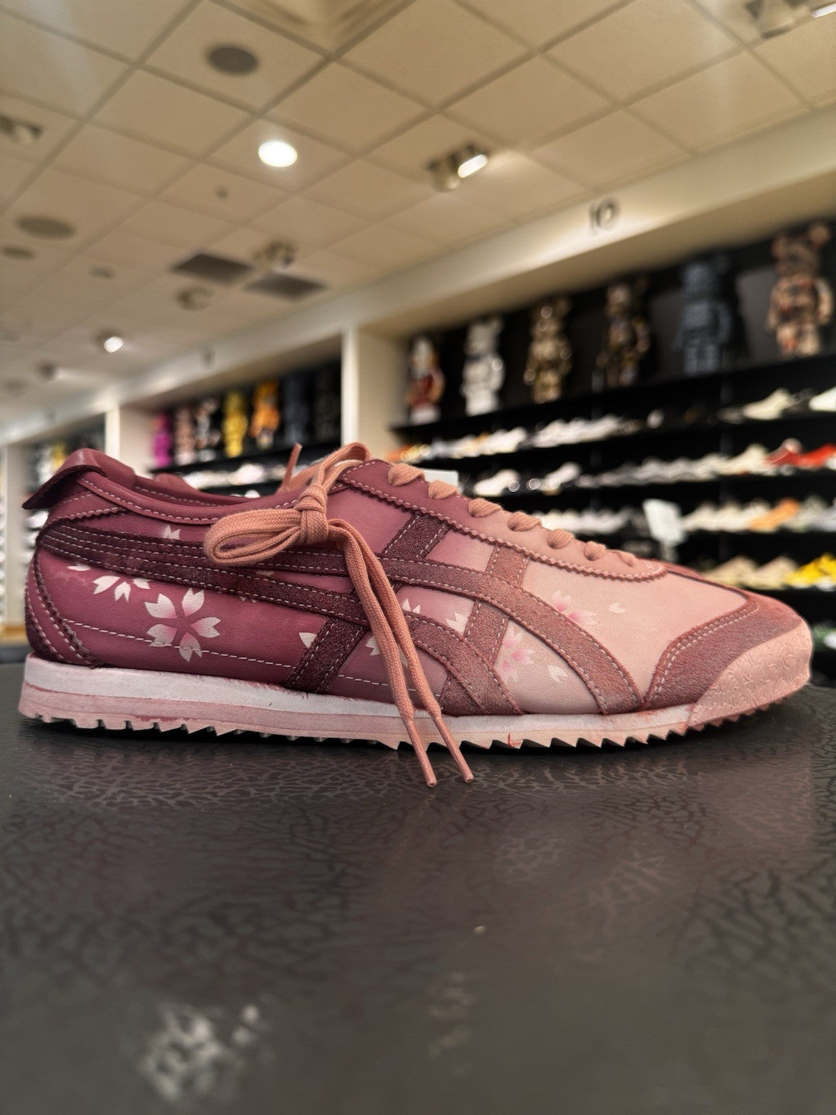 Onitsuka Tiger Mexico 66 NM Ginger Peach Dark Cherry Size 8