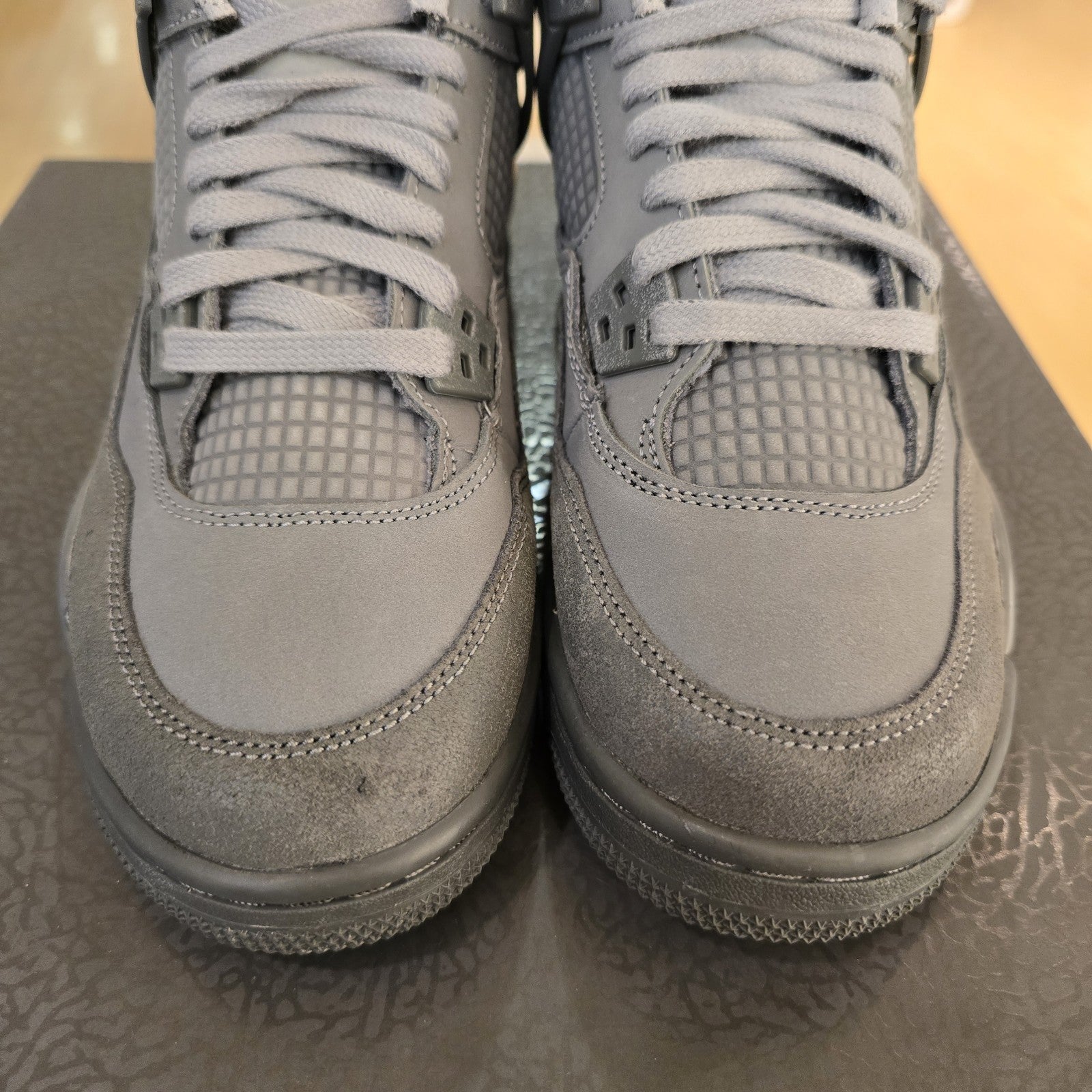 Size 7Y - Air Jordan 4 Retro Wet Cement GS