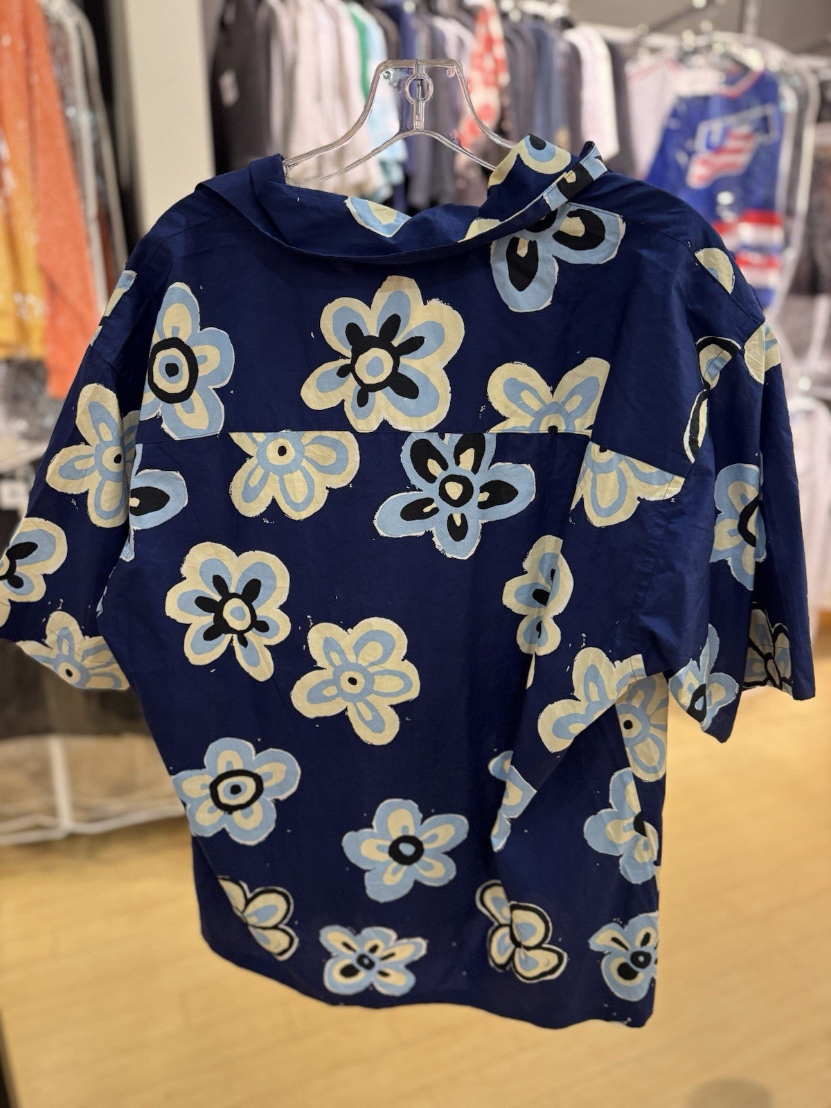 Uniqlo X Marni Oversized Open Collar Shirt Asia Sizing Small