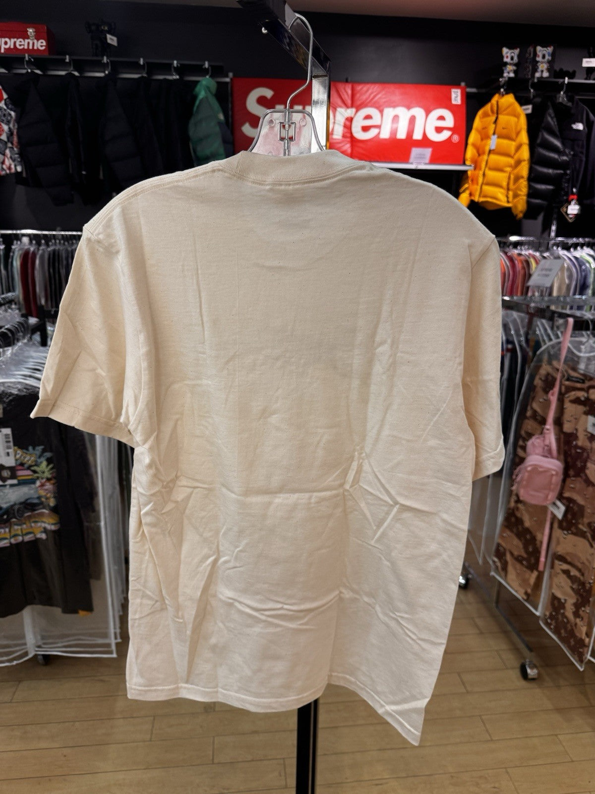 Supreme Handstyle Tee T-Shirt Natural SS22 Supreme New York 2022 NEW Size SMALL