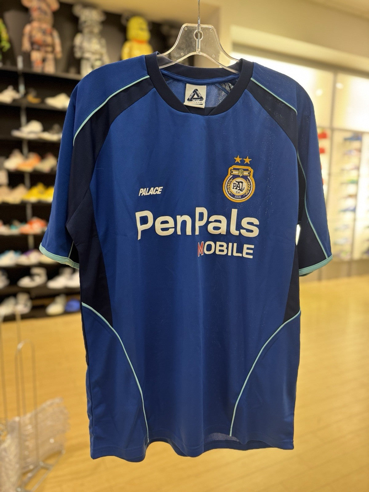 Palace Pen Pals Jersey Blue Size Medium