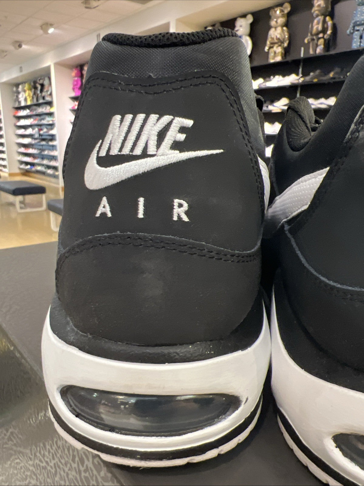 Nike Air Max Command Black White Sneakers Sz 15 DEFECT / NO BOX