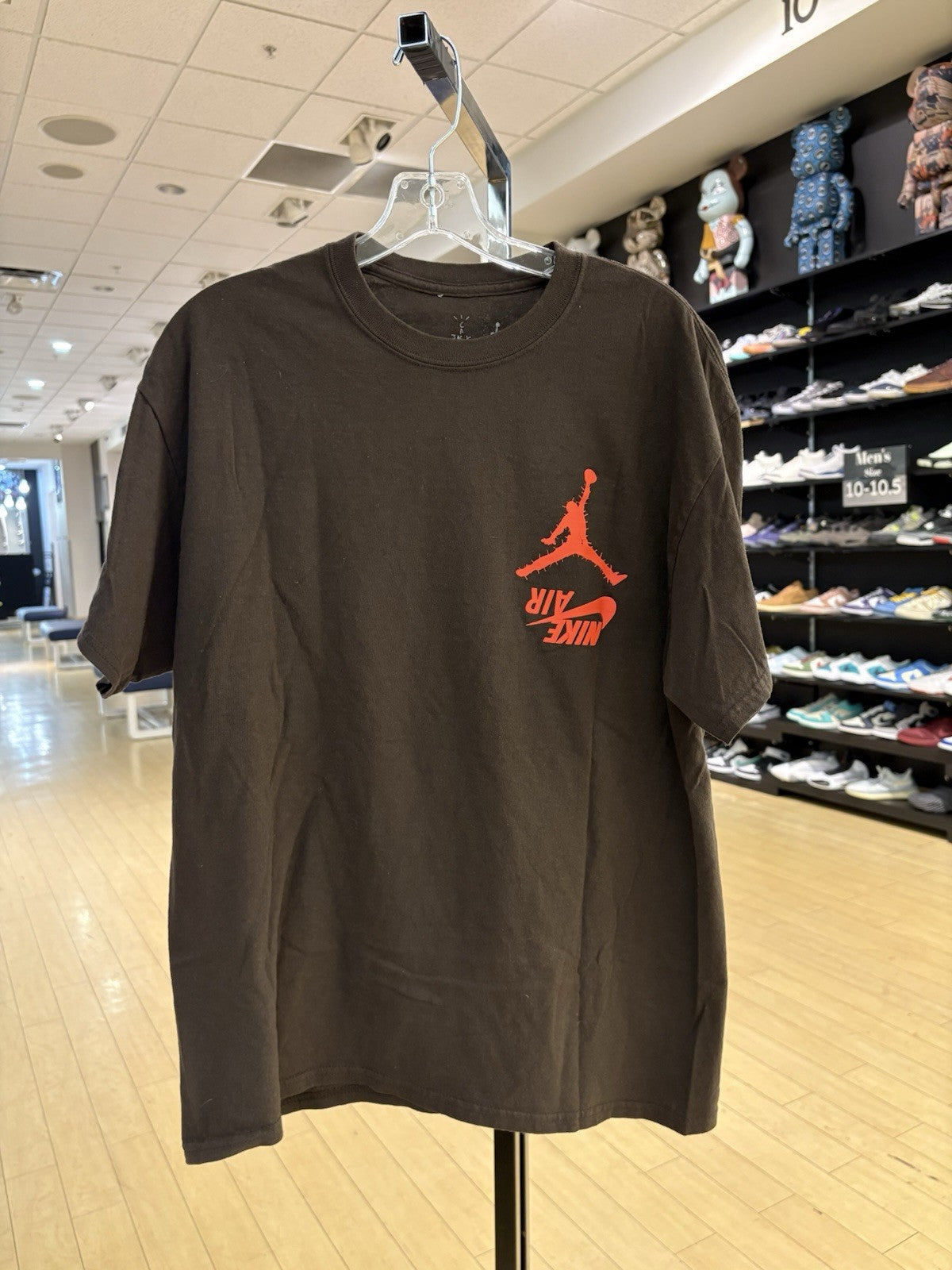 Travis Scott Jordan Cactus Jack Highest T Shirt Brown Size Large Defect