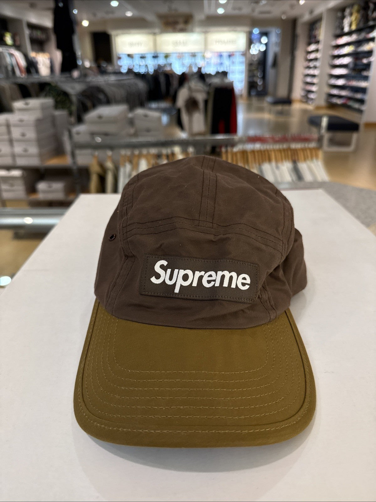 Supreme Waxed Cotton Camp Cap FW21
