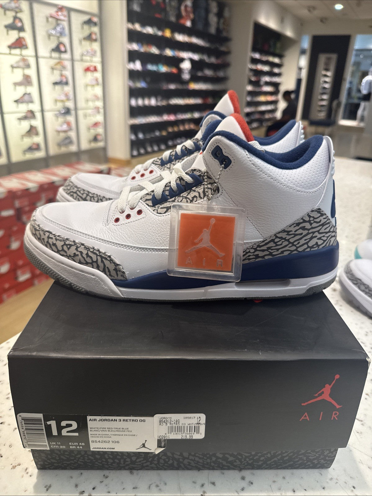 Size 12 - Jordan 3 Retro OG Mid True Blue