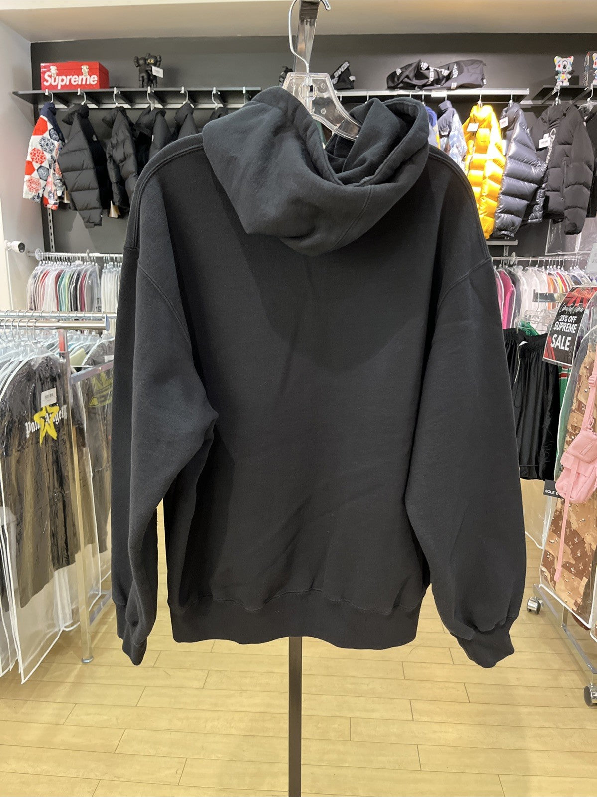 Supreme Contrast Cutout Hooded Sweatshirt SZ Medium