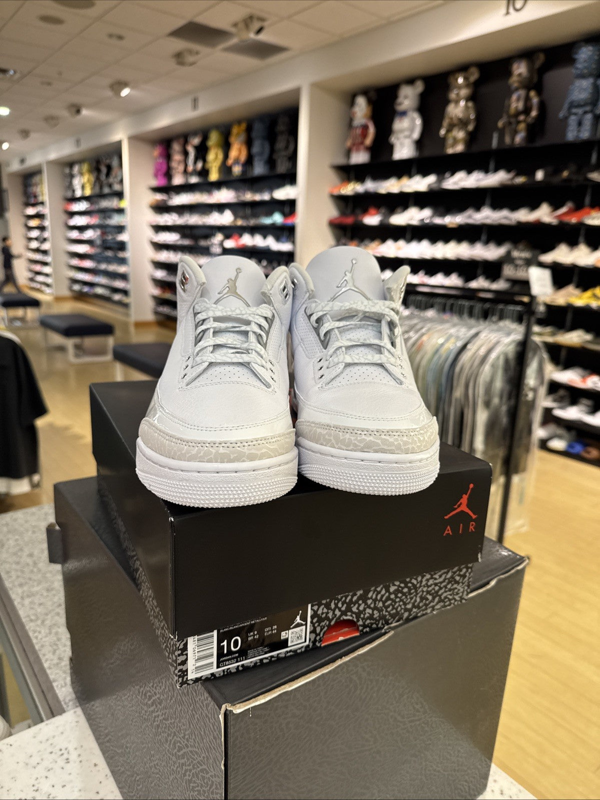 Size 10 - Air Jordan 3 Retro 2025 Pure Money