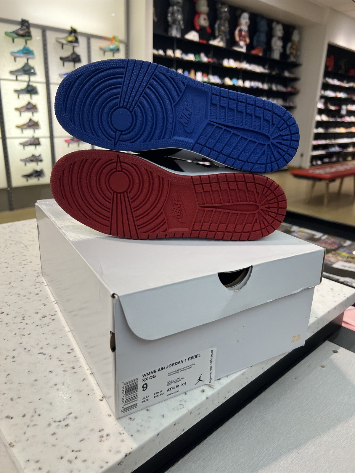 Jordan 1 Rebel XX Top 3 2018 Women’s Sz 9