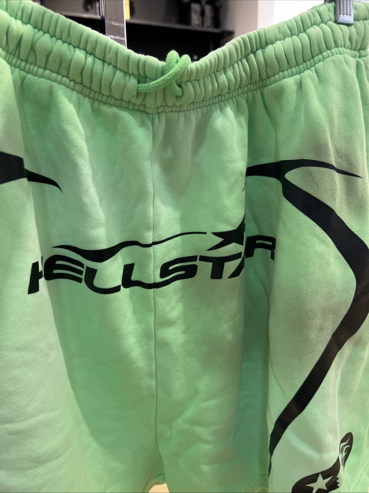 Hellstar Warm Up Neon Shorts Sz XL USED