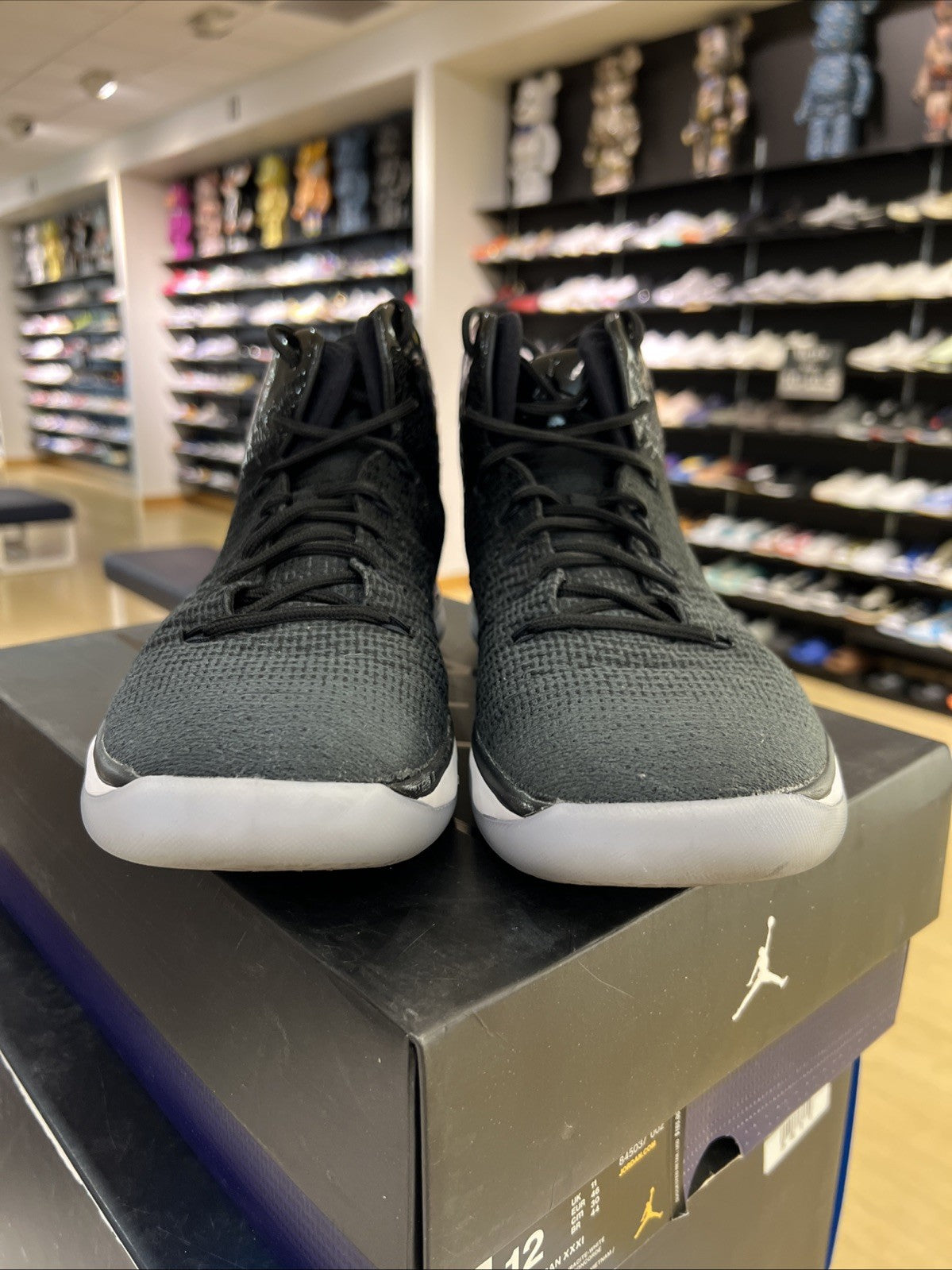 Air Jordan 31 Space Jam Black Blue Basketball Shoes Size 12 USED