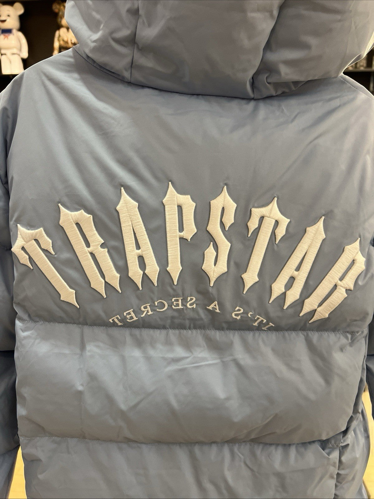 Trapstar Puffer Jacket Light Blue Sz XS