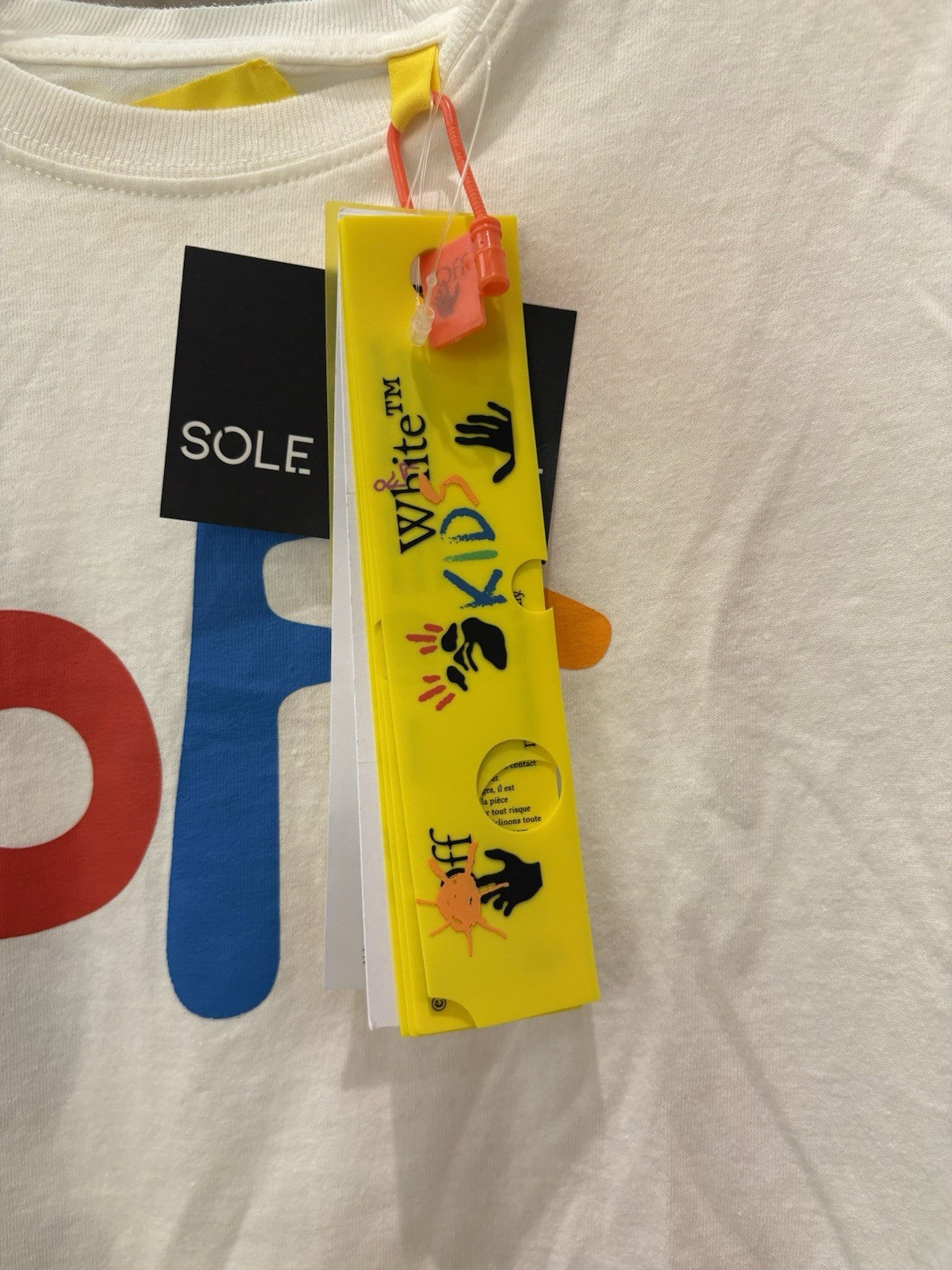 OFF-WHITE Kids Rounded S/S T-shirt White Size 12 Years Old