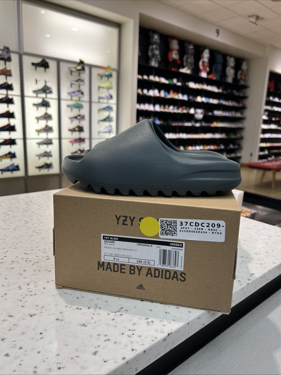 adidas Yeezy Slide Slate Marine Gray ID2349