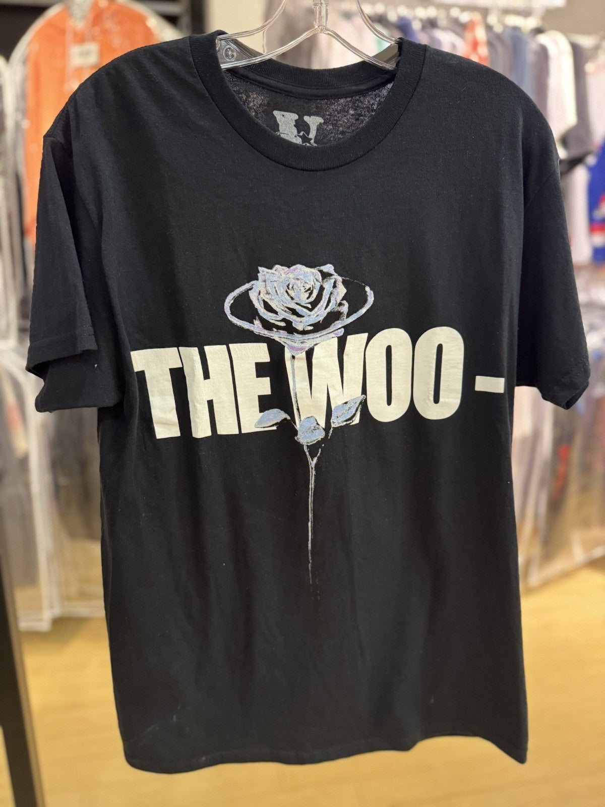 Pop Smoke X Vlone The Woo T Shirt Black Size Medium