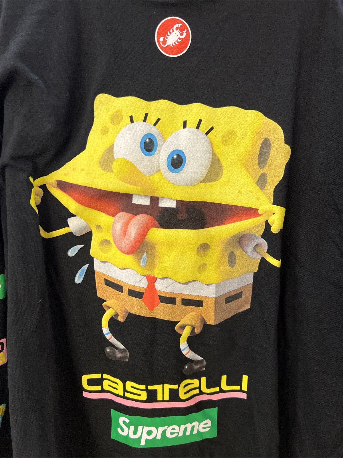 SUPREME x Spongebob Castelli Cycling L/S Tee