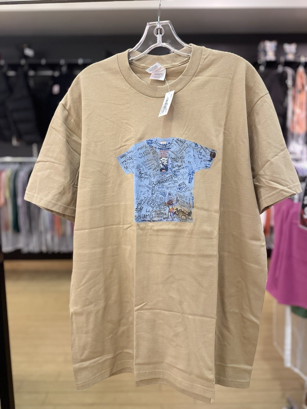 Supreme 30th Anniversary Tee Khaki (SS24T53) Size Large