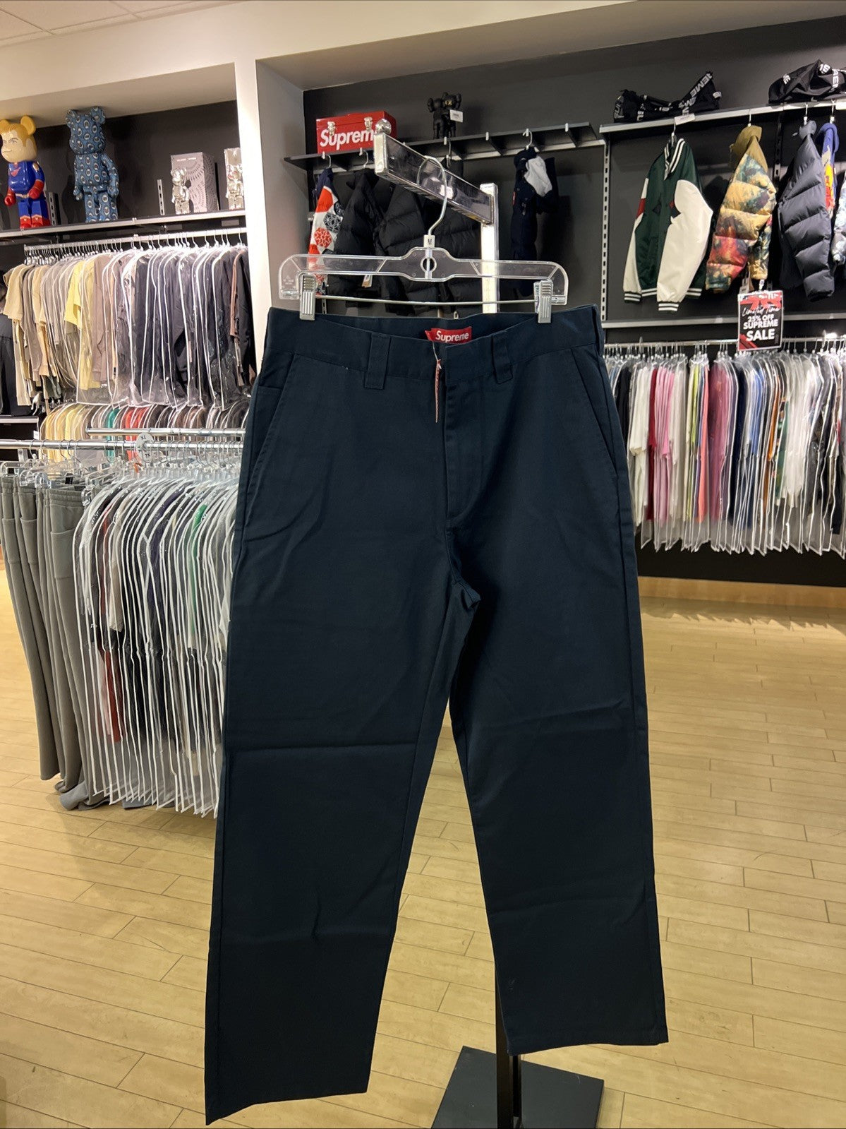 Supreme Work Pant Light Navy Sz 32 DEFECT