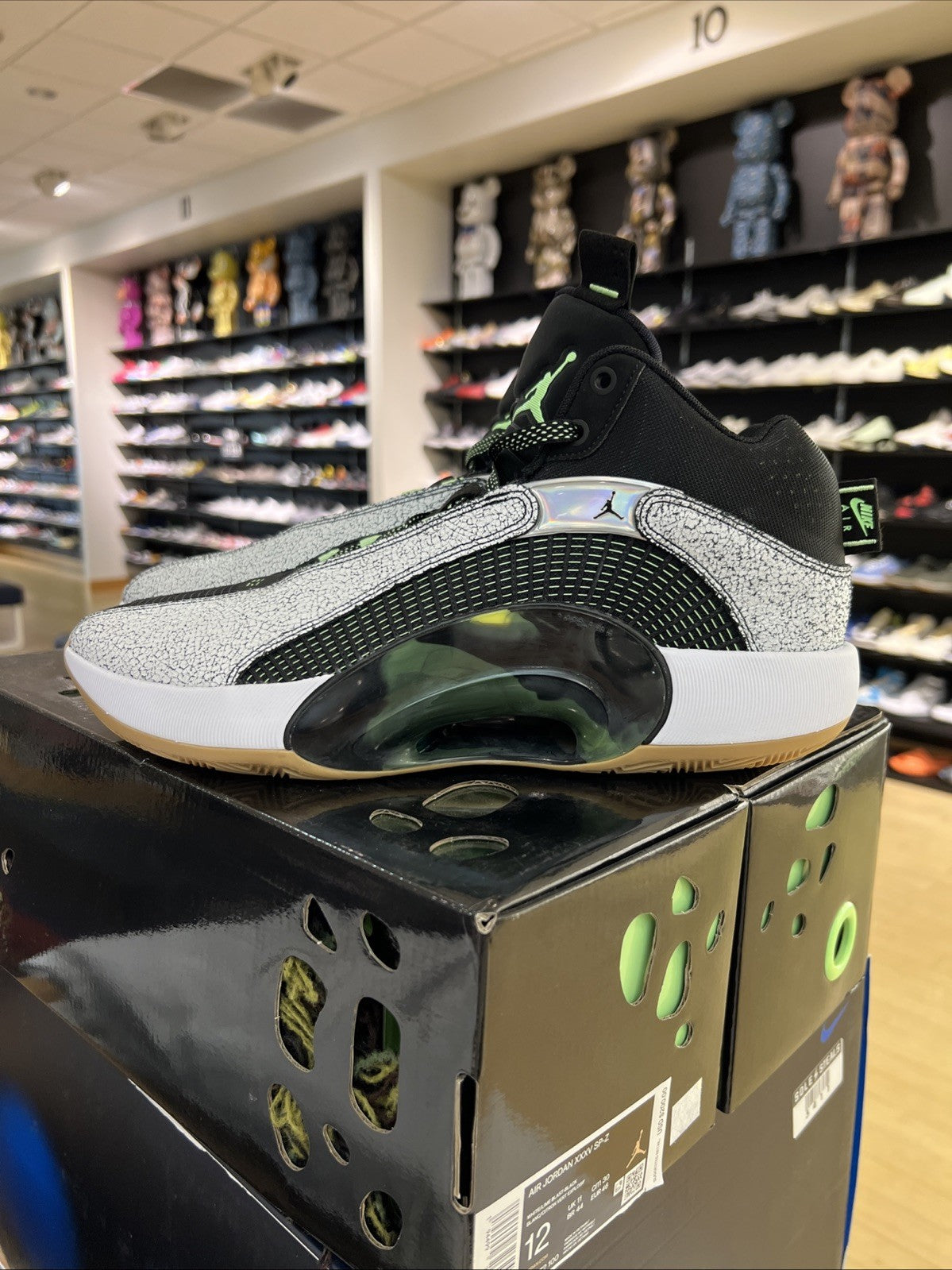 Nike Air Jordan XXXV Bayou Boys White Green Men’s Sz 12