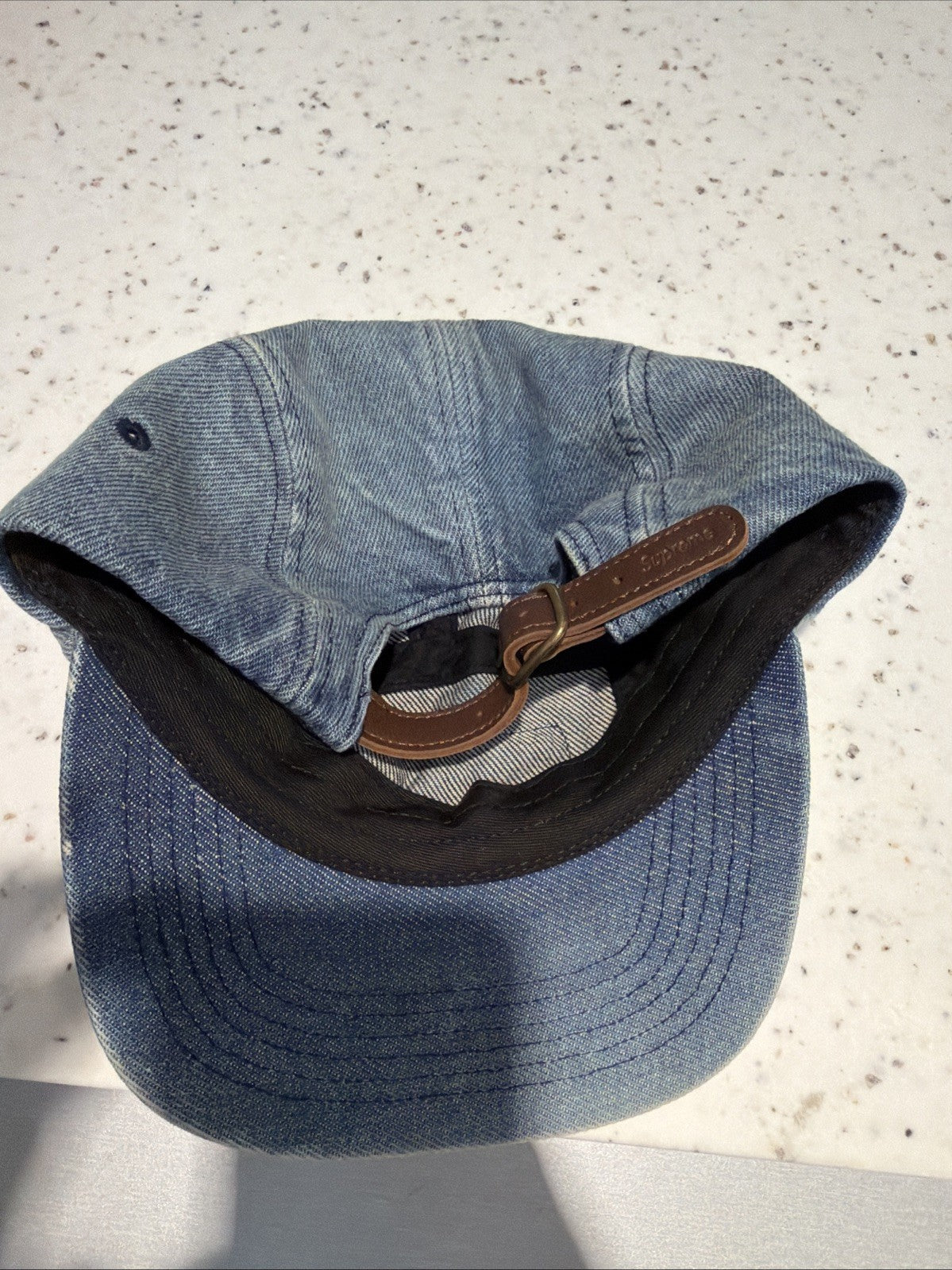 supreme washed chino twill camp cap
