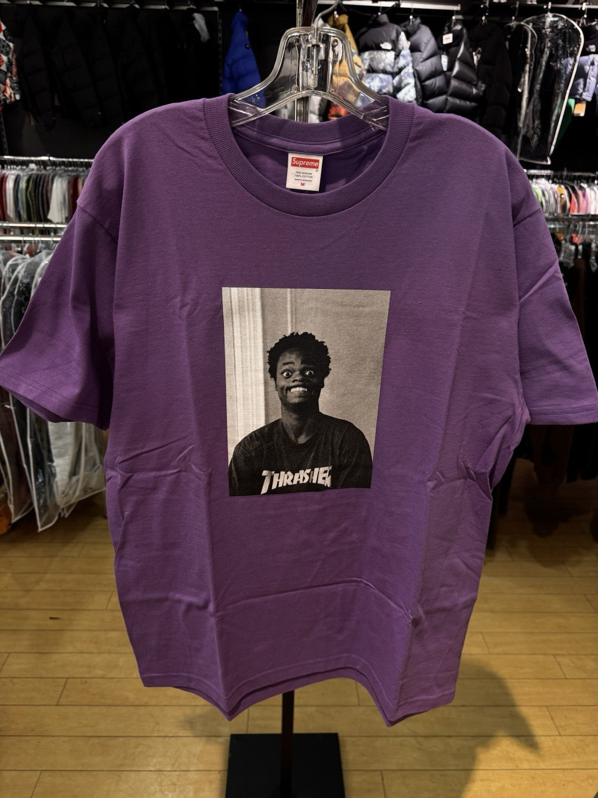 Supreme Thrasher Harold Tee Purple Size M