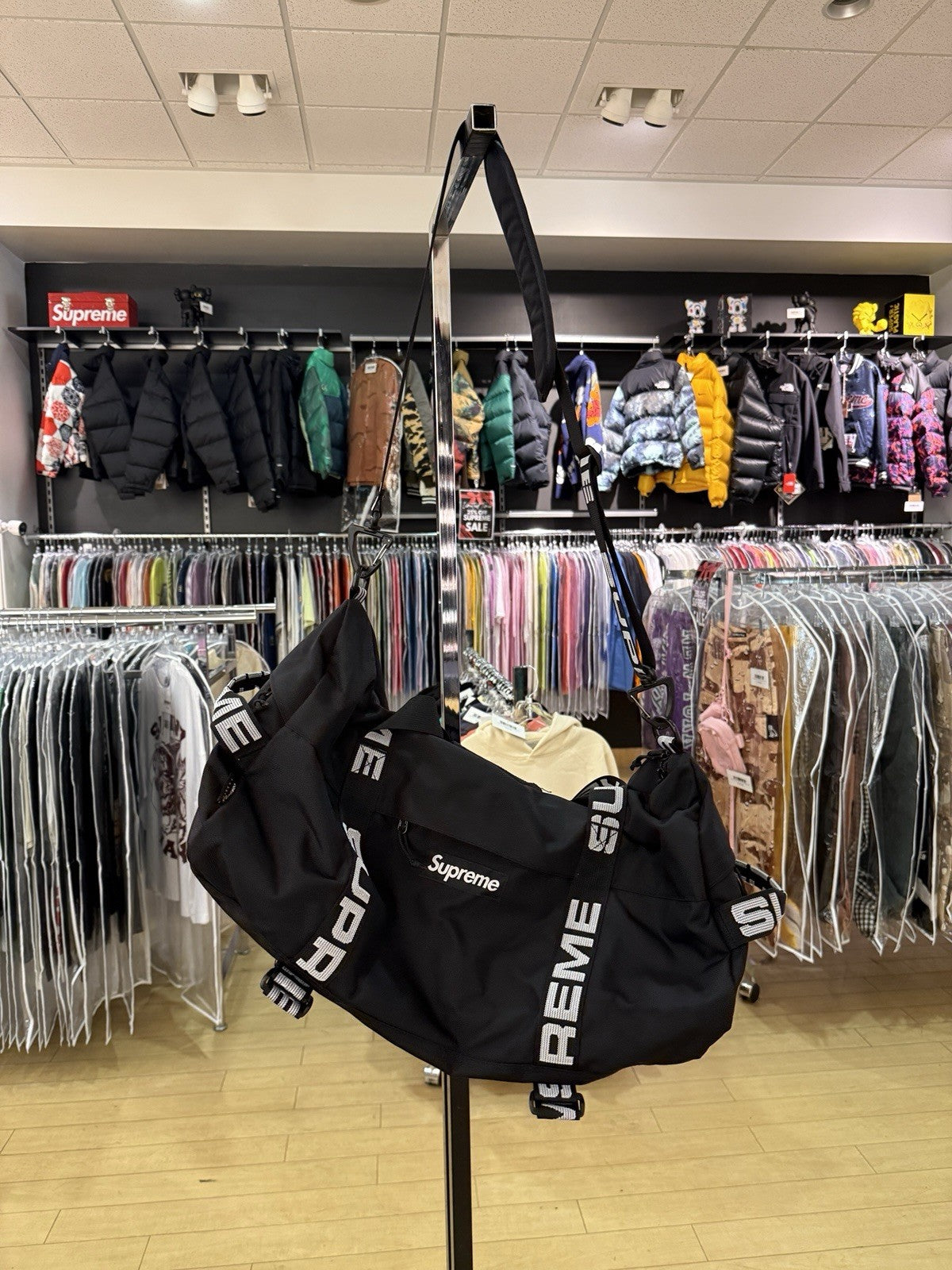Supreme Duffle Bag Black (SS18)