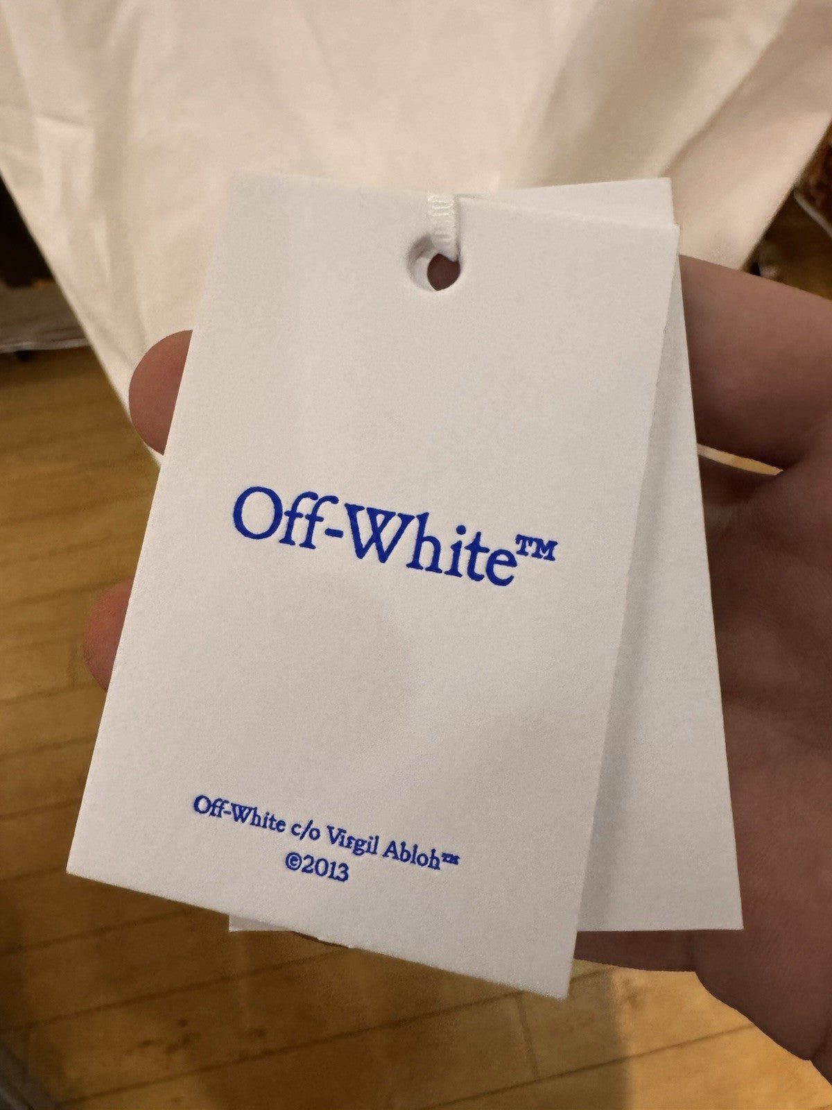 Off-White Scratch Arrow Tee SN34 White Men's Size M