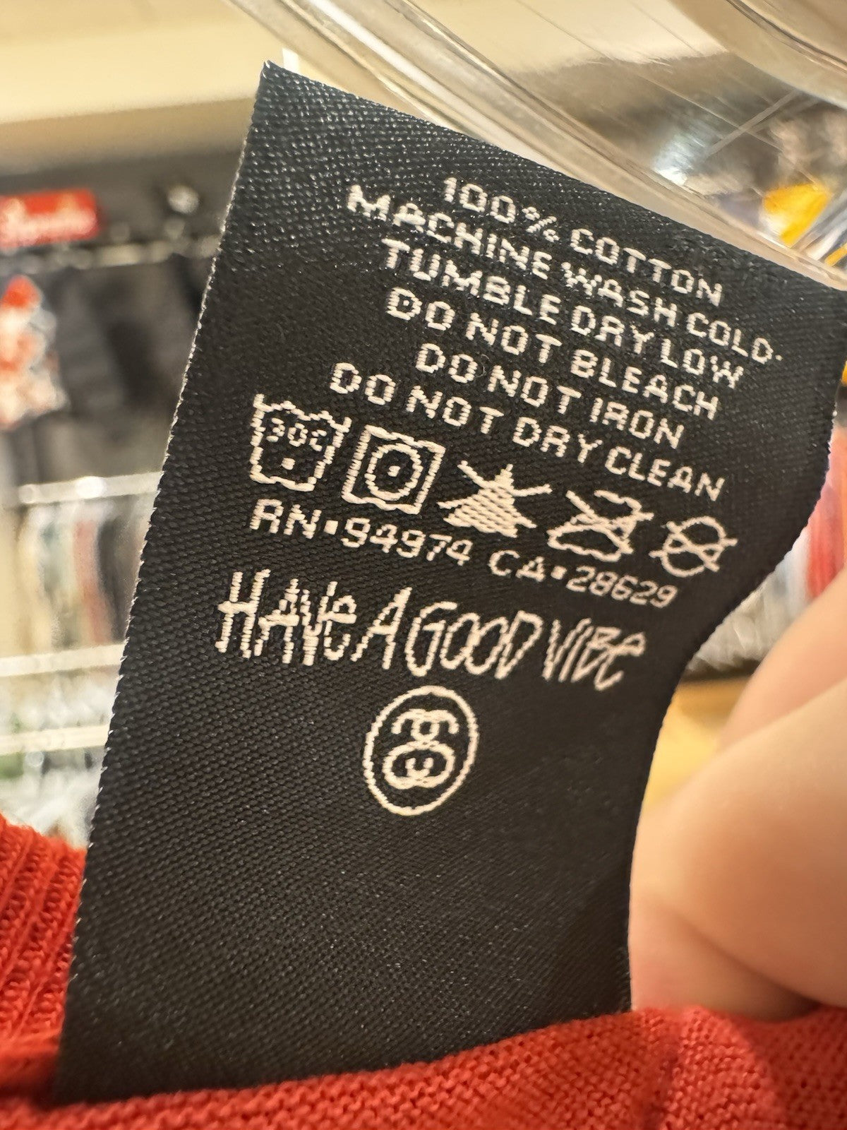 Stussy Lion Republic Tee Wine Size XXL