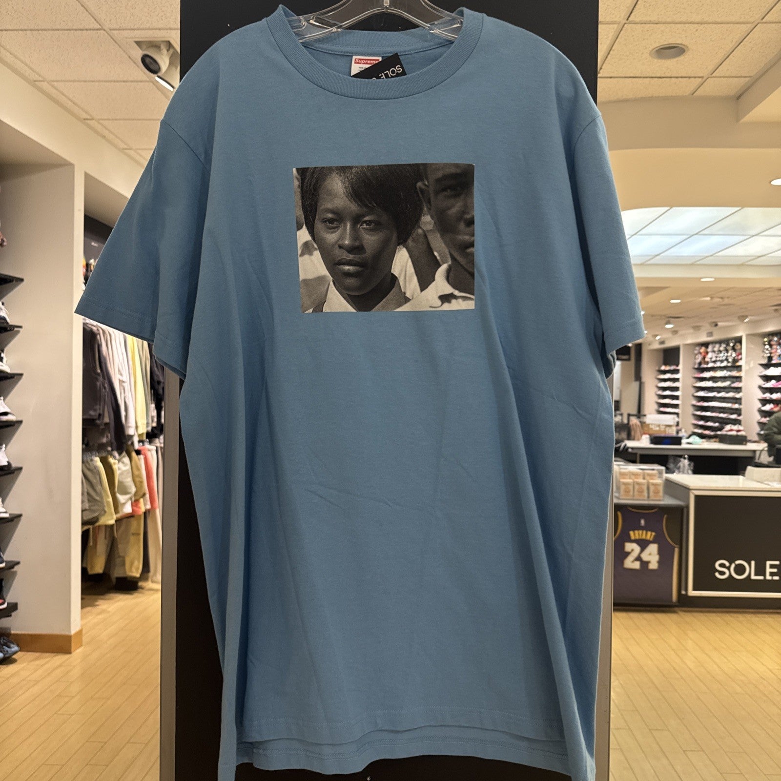 Supreme Roy DeCarava Mississippi Tee Light Blue Size Large