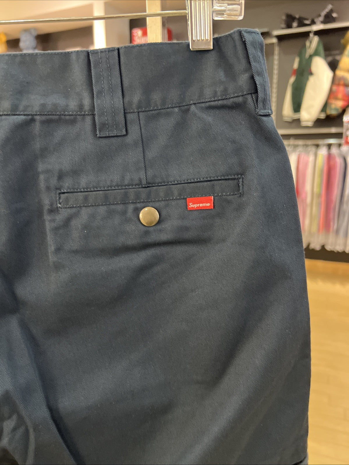 Supreme Work Pant Light Navy Sz 32 DEFECT