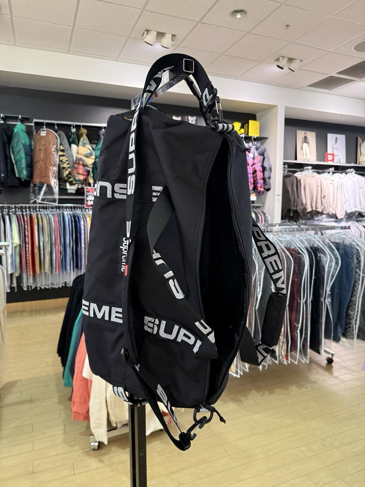 Supreme Duffle Bag Black (SS18)