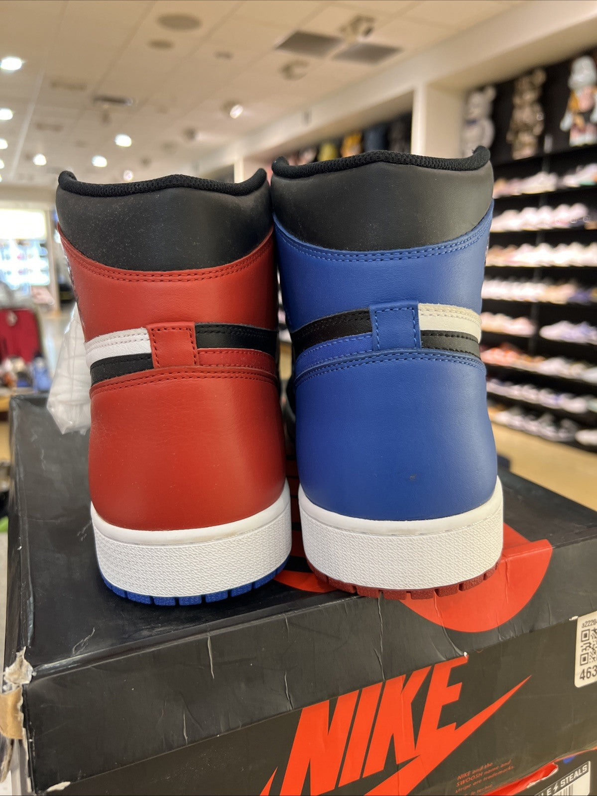 Nike Air Jordan 1 Retro High OG "Top 3" Sz 16 DEFECT