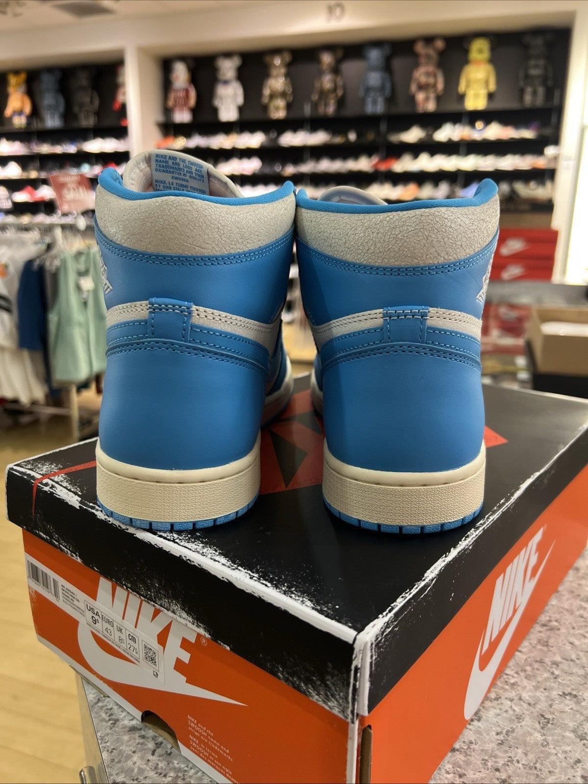 Air Jordan 1 Retro High OG UNC Reimagined Size 9.5