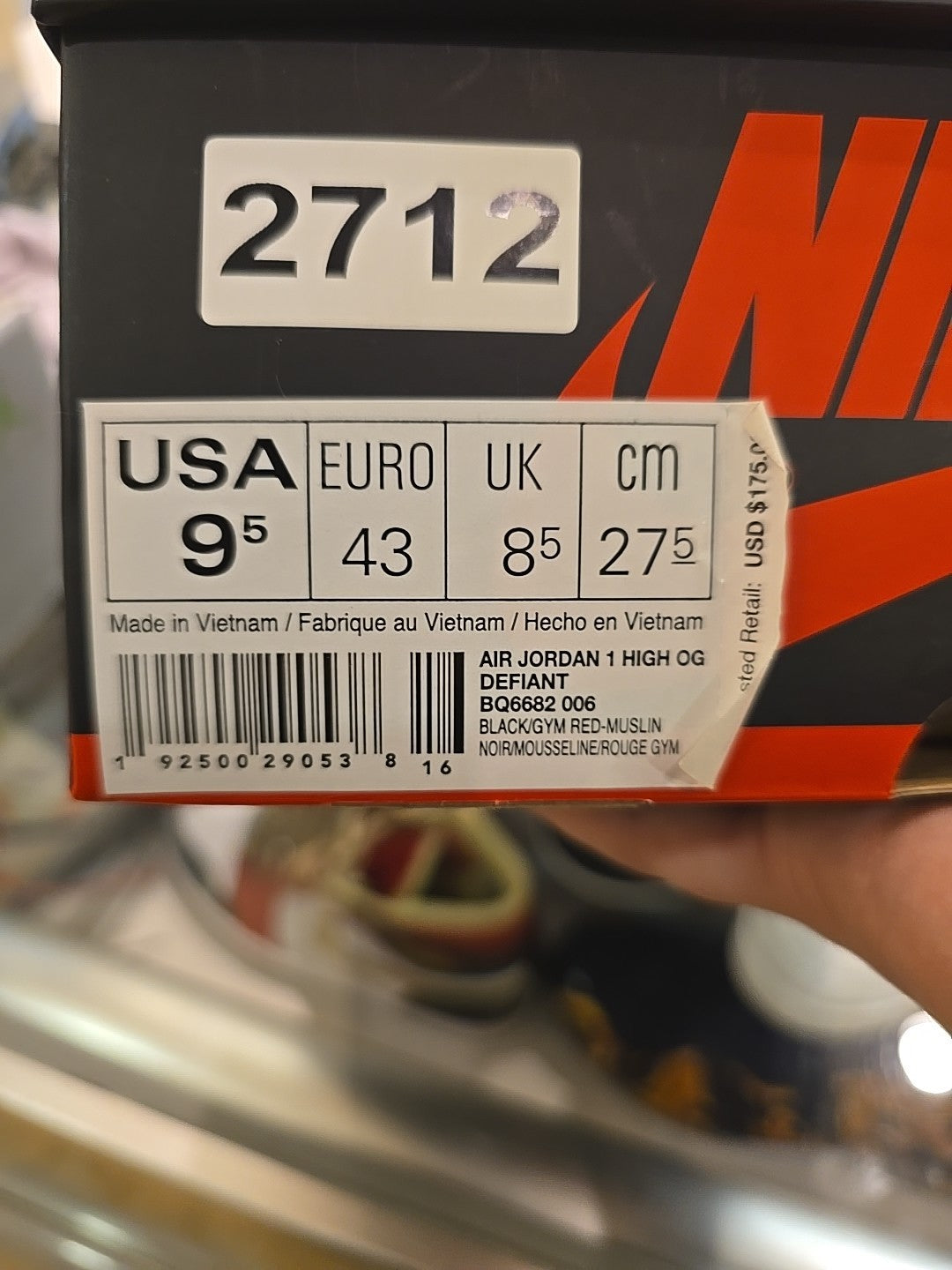Size 9.5 - Air Jordan 1 Retro OG High Couture