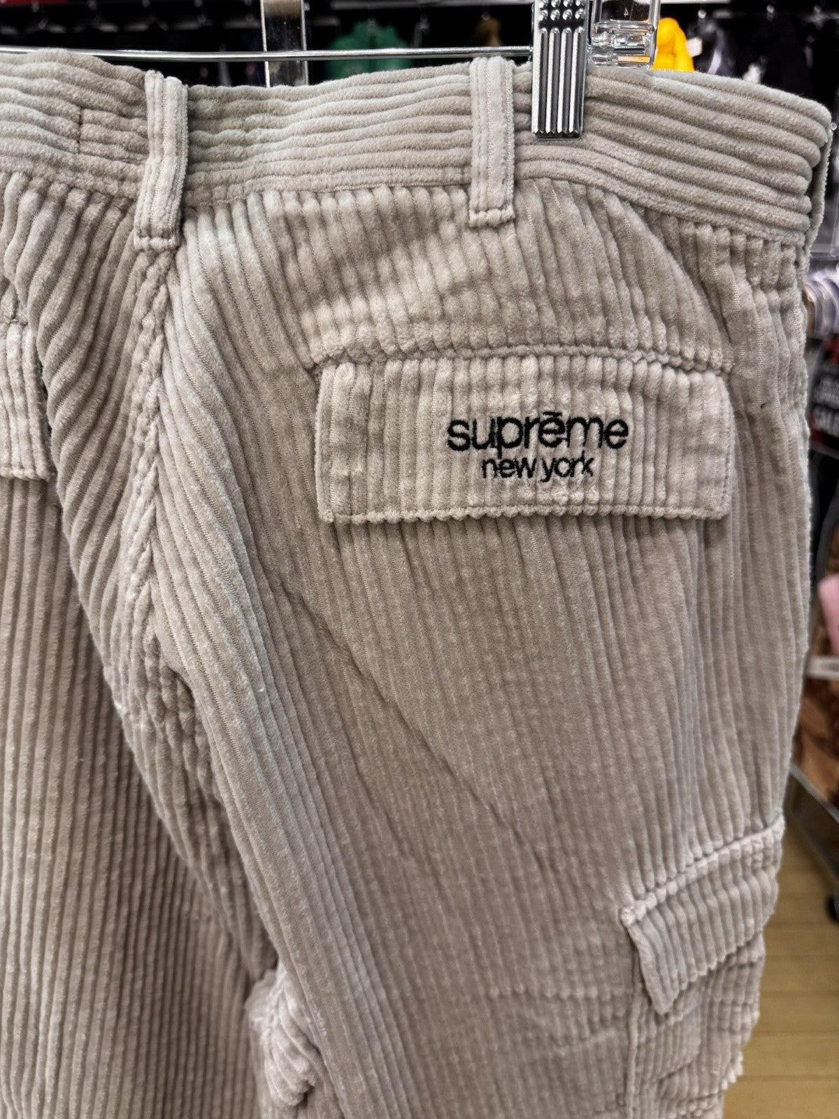 Supreme Wide Wale Corduroy Cargo Pant Size 32