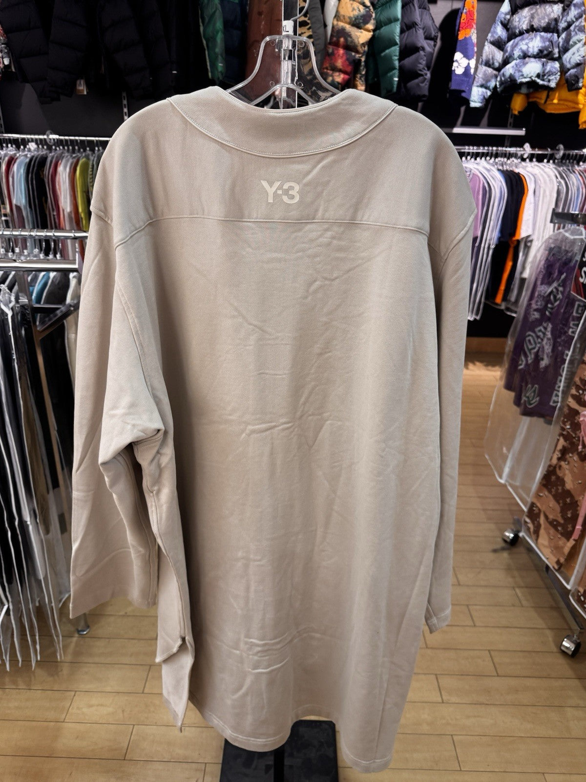Adidas Y-3 FT Yohji Letters Baseball Shirt Size XXL