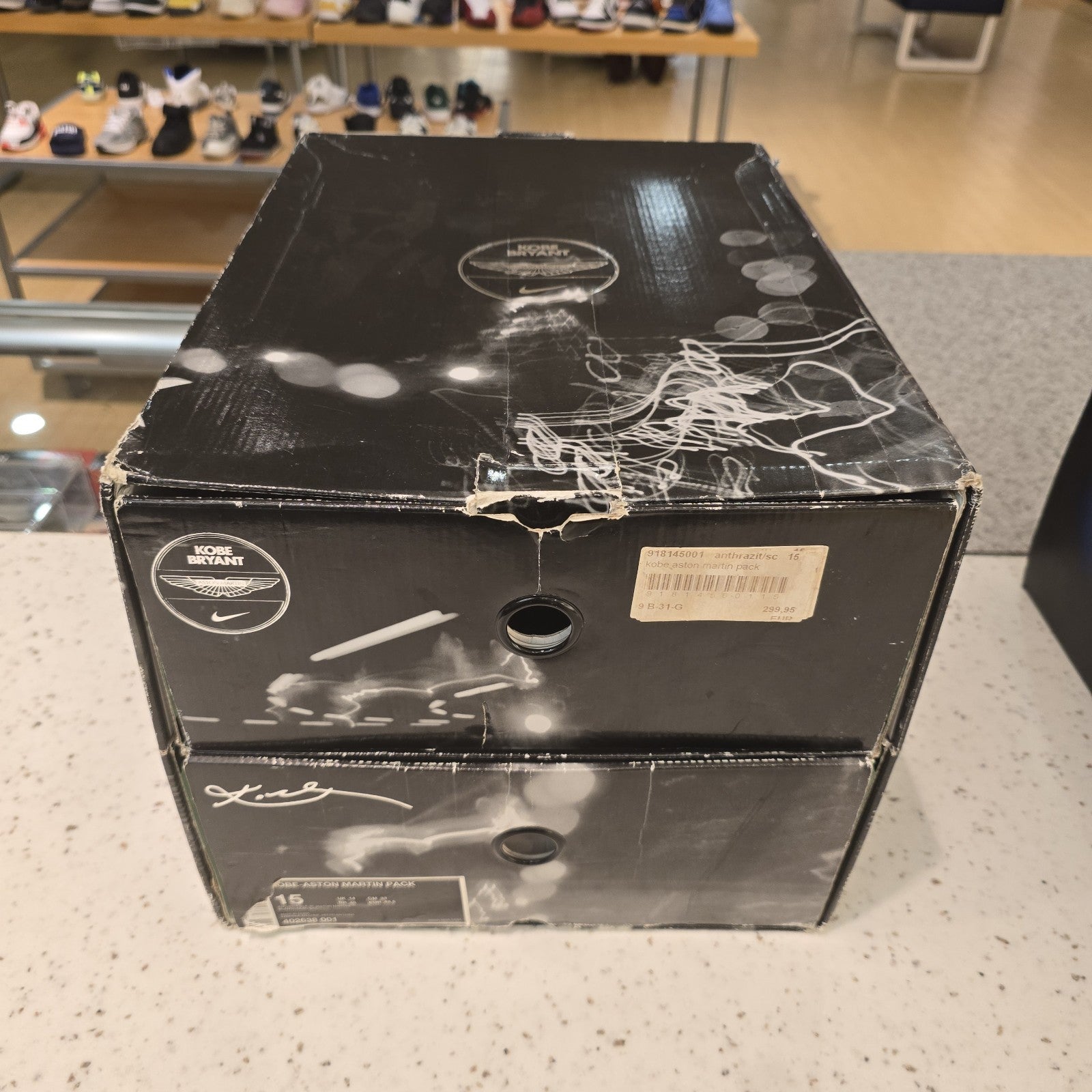Size 15 - Nike Kobe Aston Martin Pack