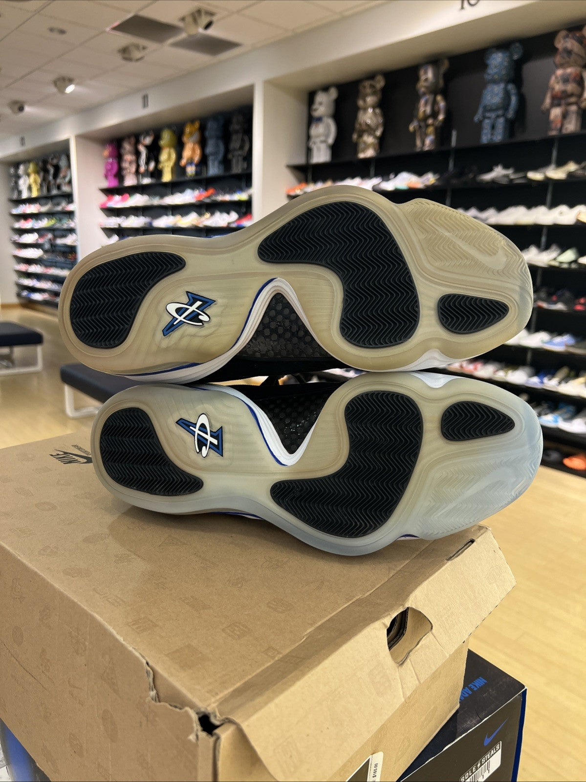Nike Air Penny V Black / Game Royal - White Orlando Sz 12.5