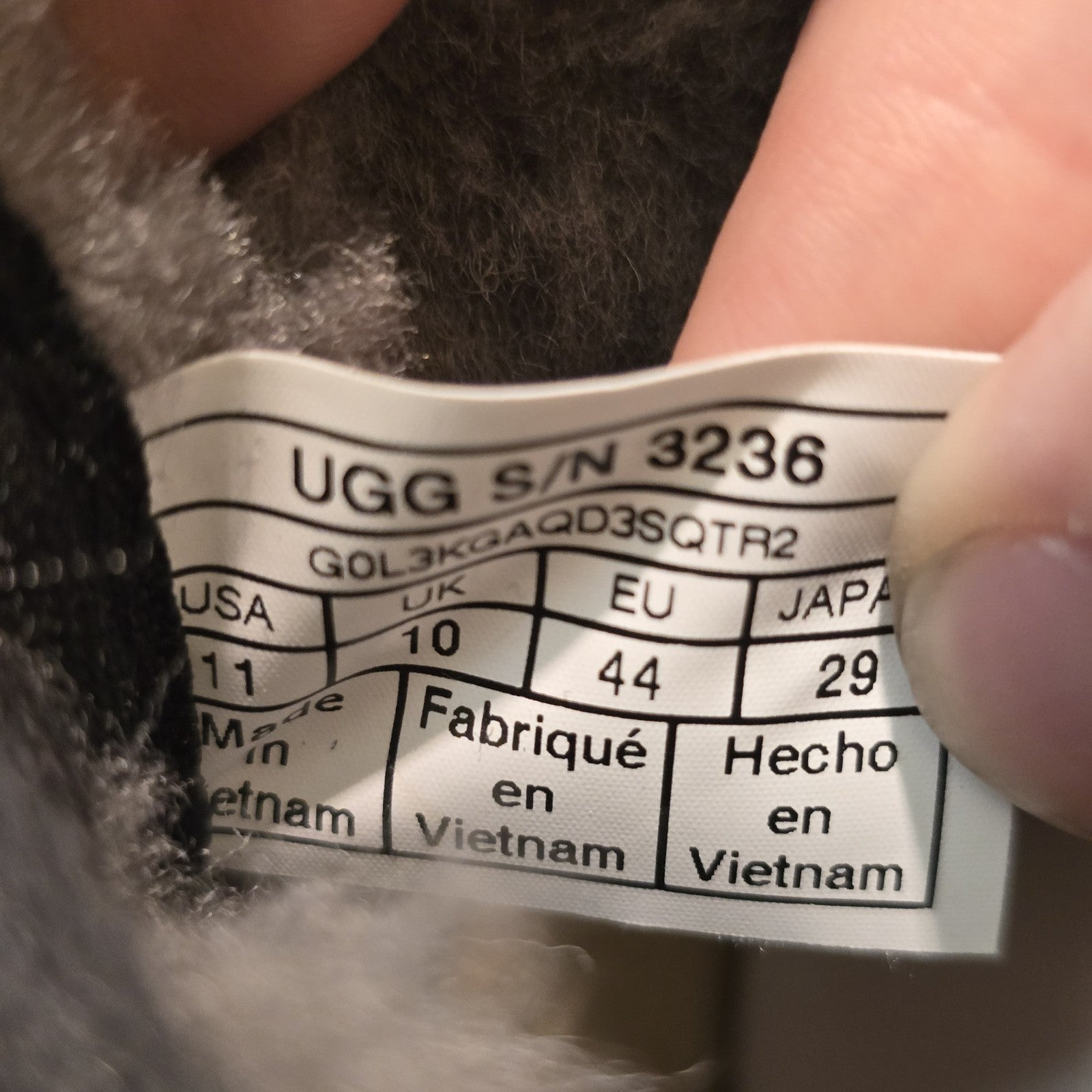 Size 11 - UGG Neumel Boot Black