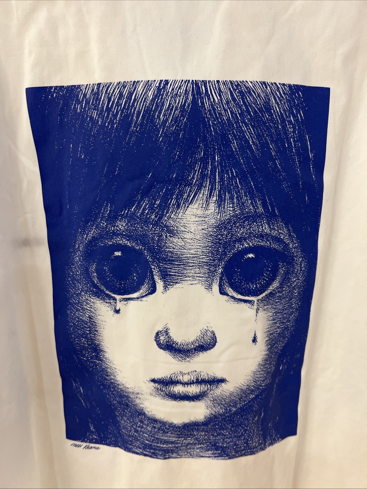 Supreme Margaret Keane Teardrop Work Shirt White Sz L