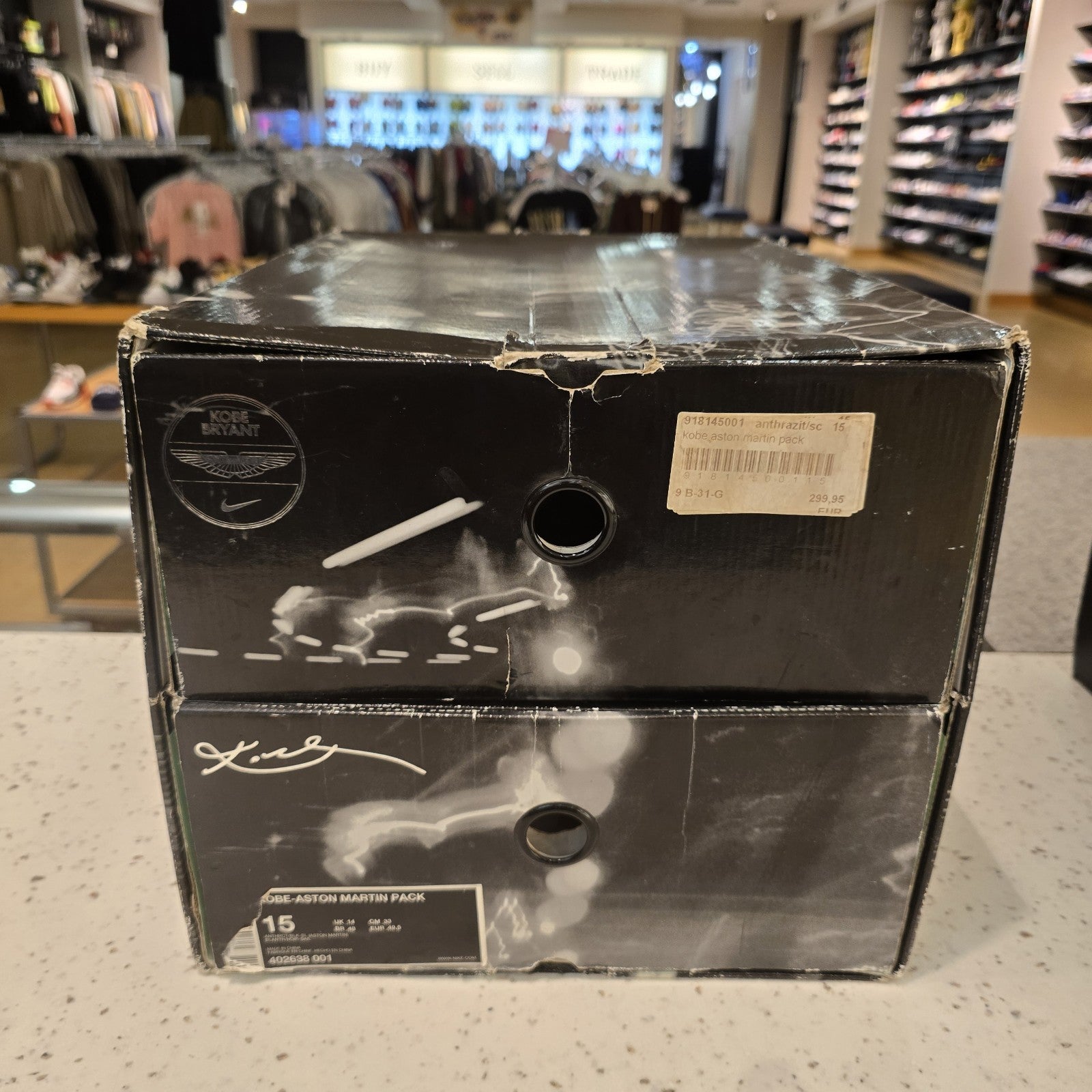 Size 15 - Nike Kobe Aston Martin Pack