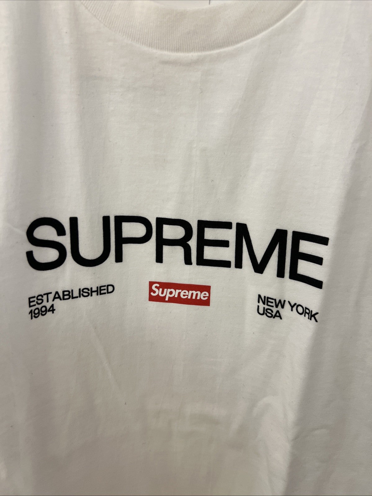 Supreme Est. 1994 T Shirt White Sz XXL