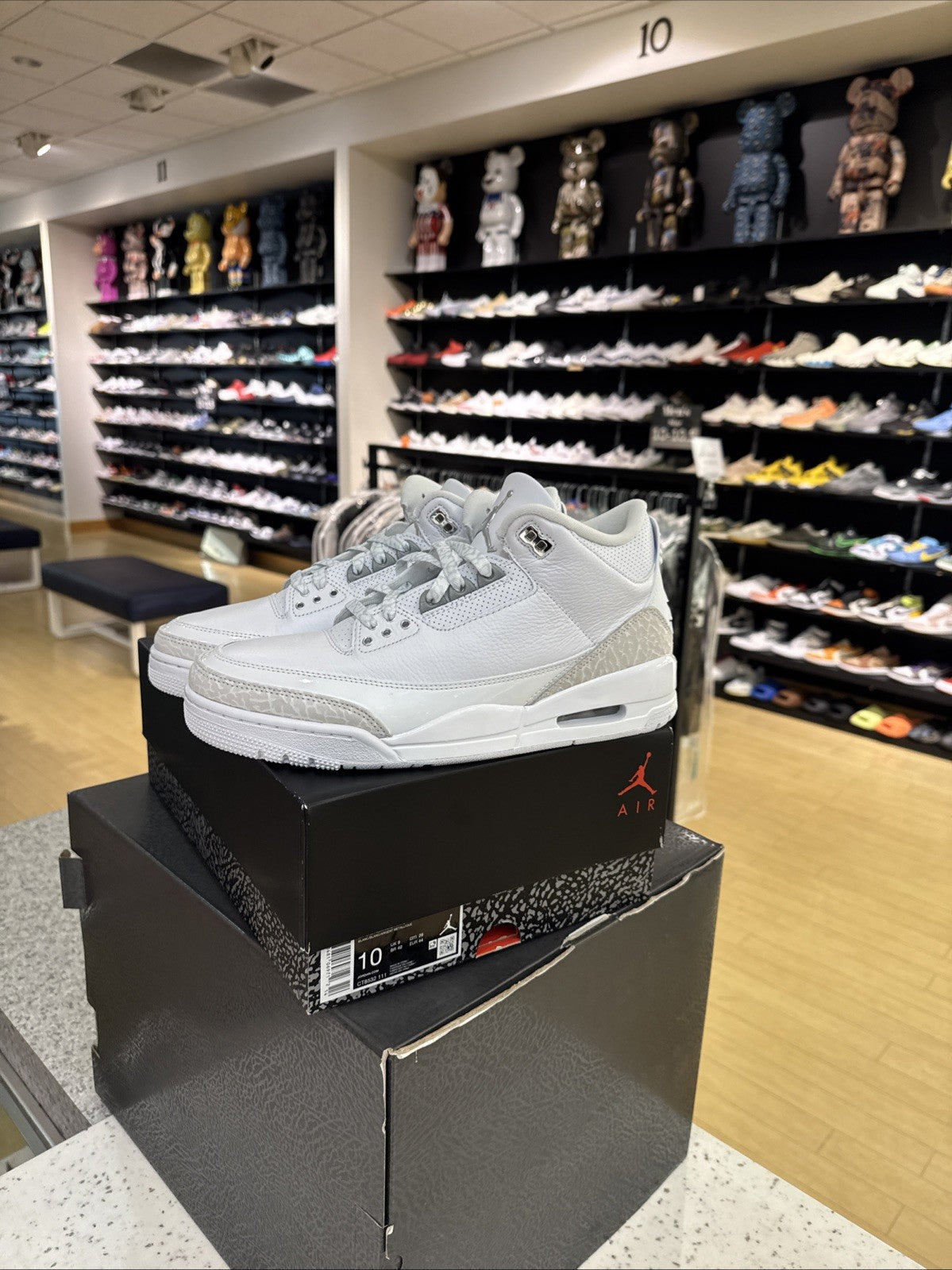 Size 10 - Air Jordan 3 Retro 2025 Pure Money