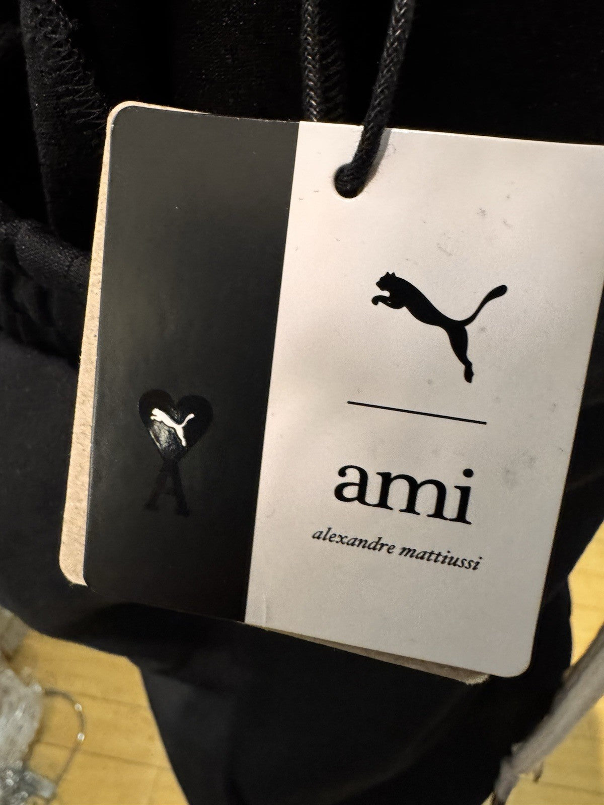 Puma X Ami Wide Pants Black Size L