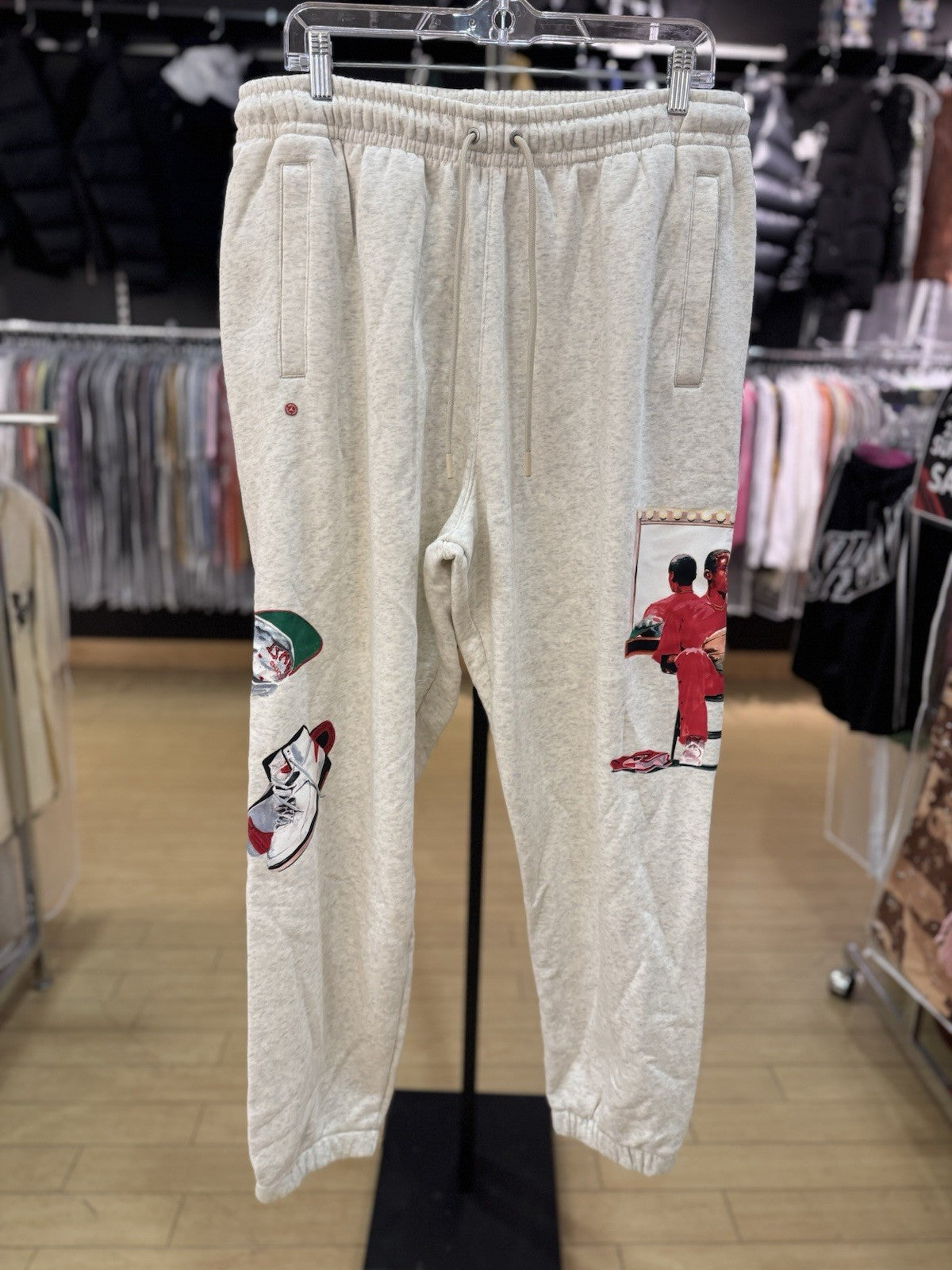 Nike Jordan Artist Series Fleece Pants Jacob Rochester DV1601-141 Men’s Size XL